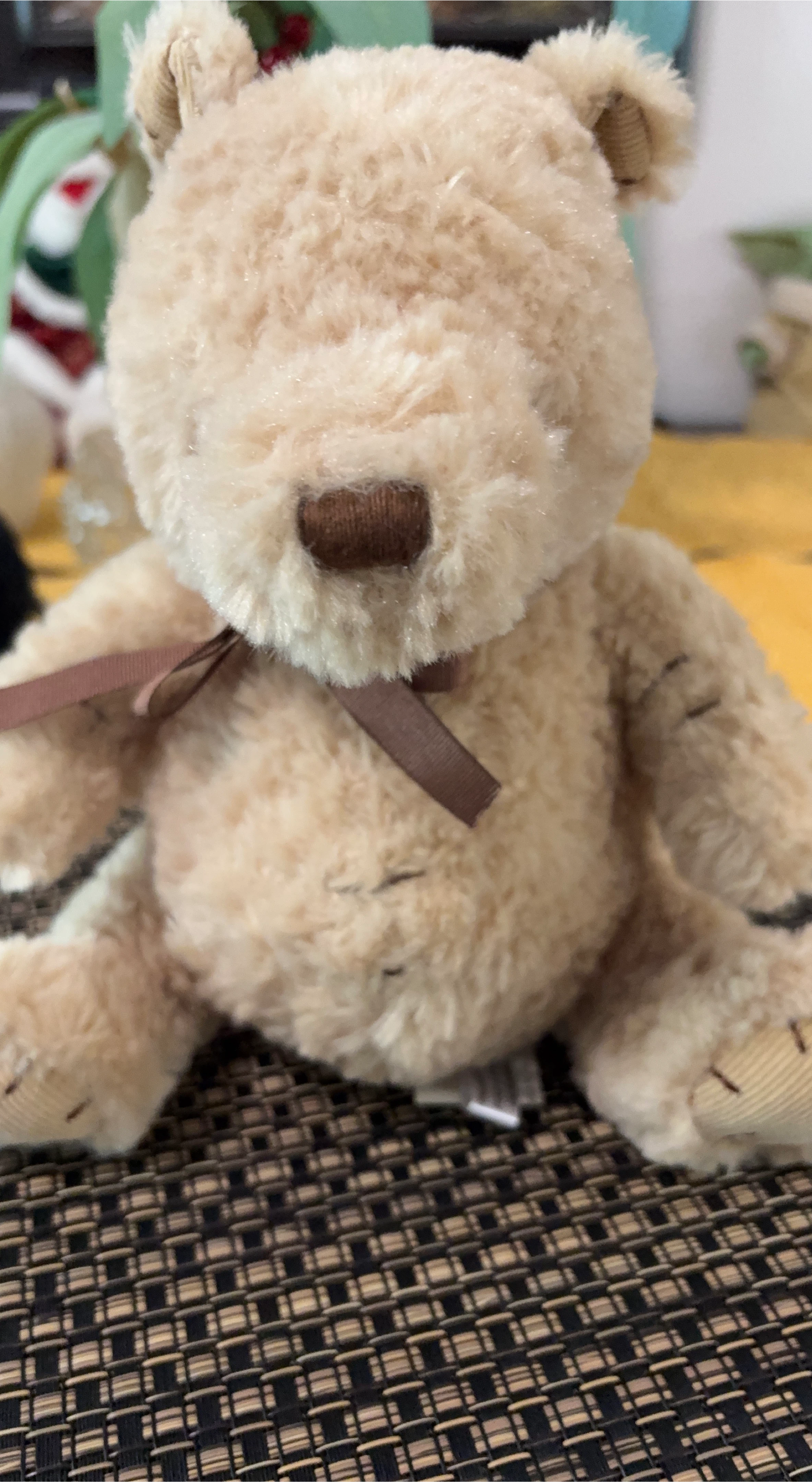 Cute Beige Teddy Bear Plush Toy