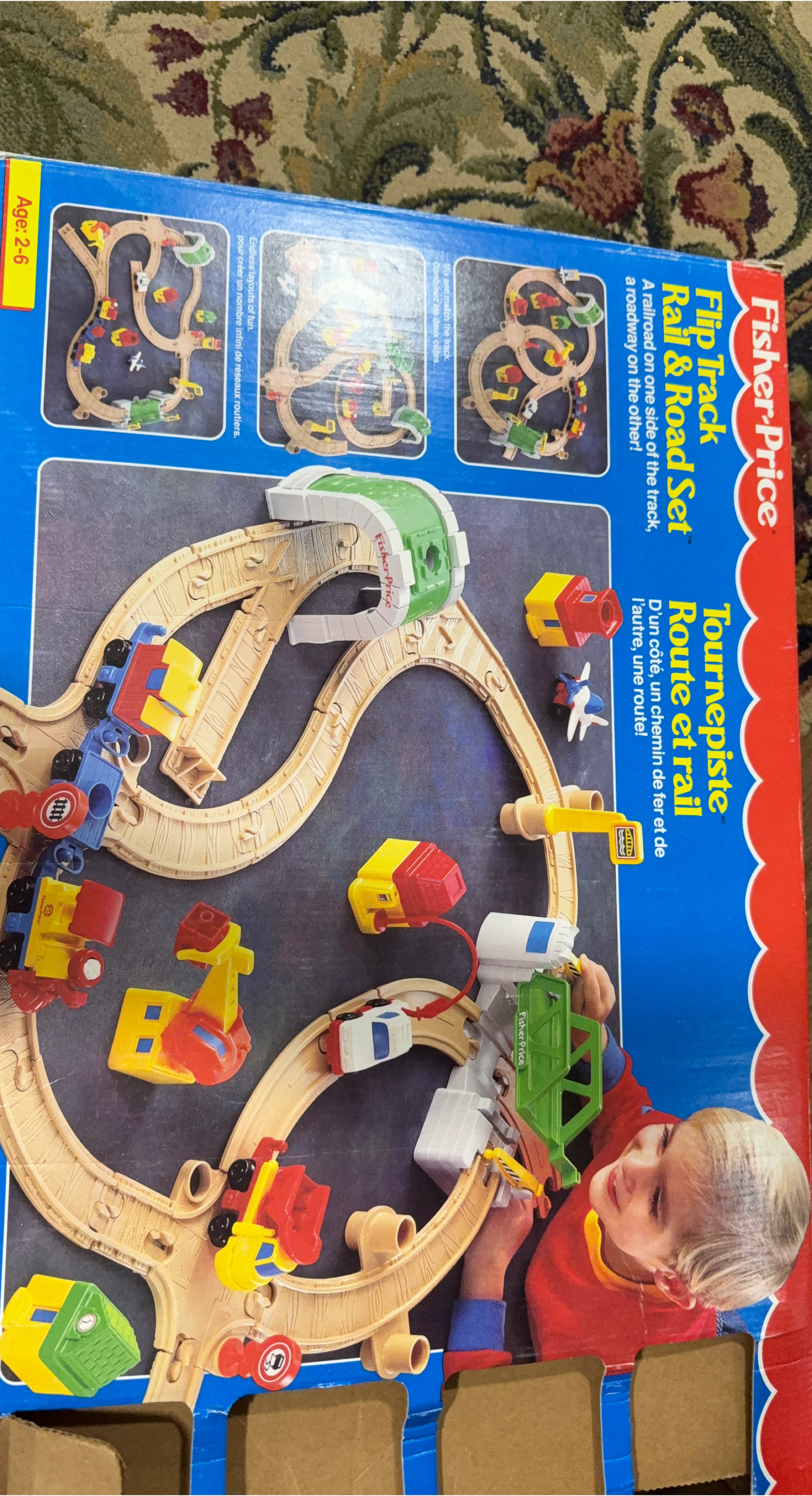 Fisher-Price Flip Track Rail & Road Set