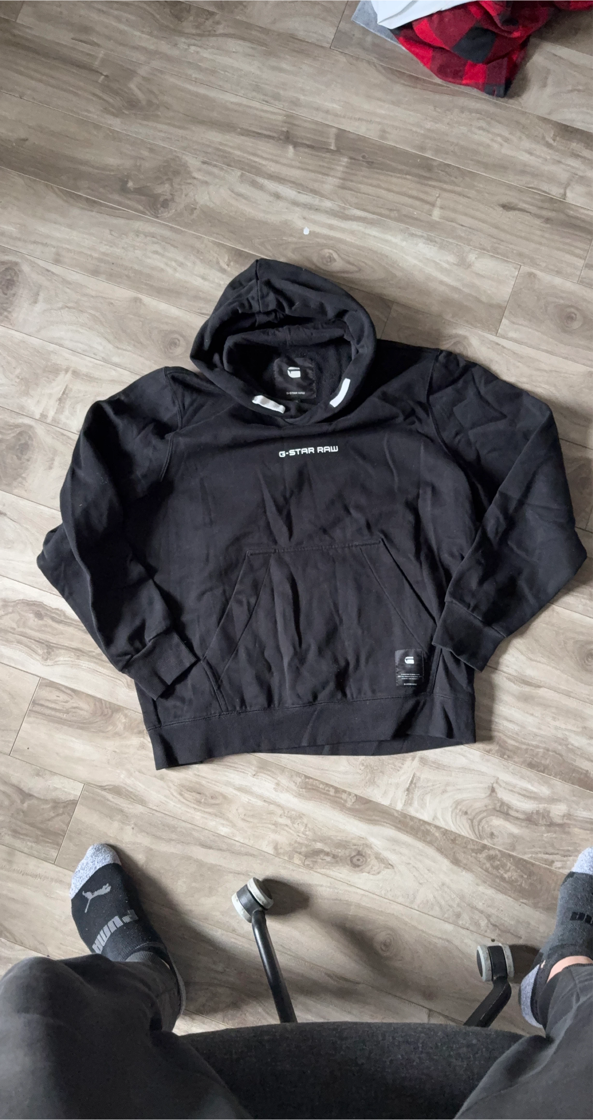 G-Star Raw Black Hoodie (men’s will fit med/large) thumbnail