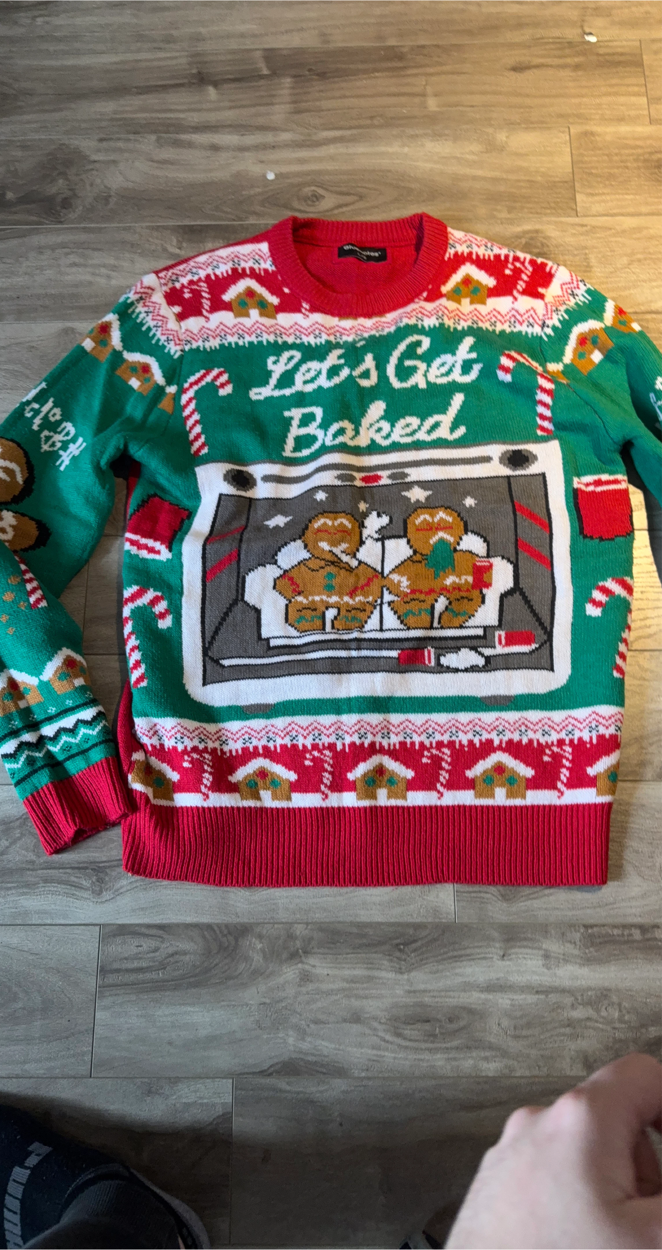 Bluenotes' Let's Get Baked Christmas Sweater - L/G thumbnail