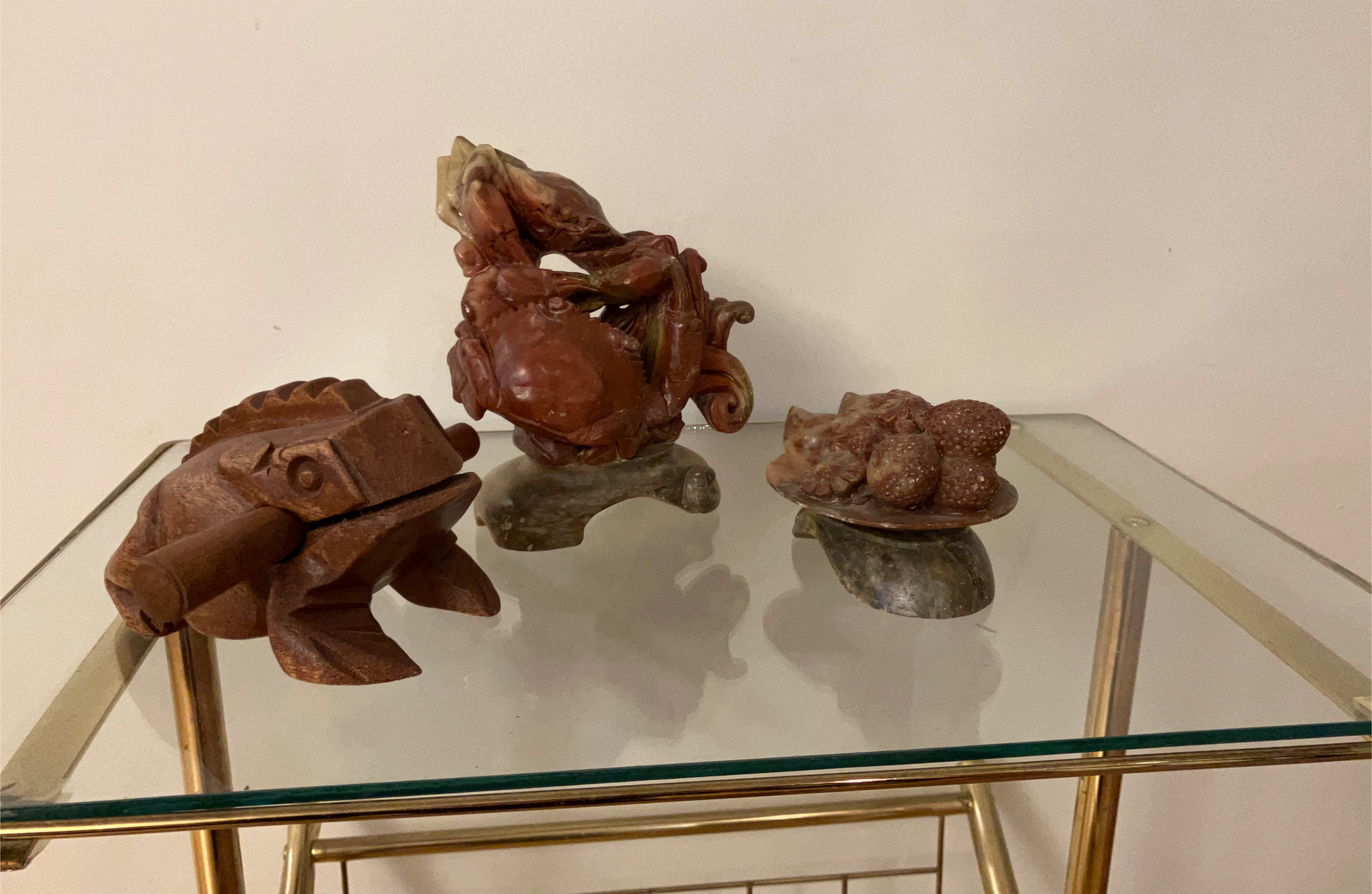 Vintage Wood Carved Figurines