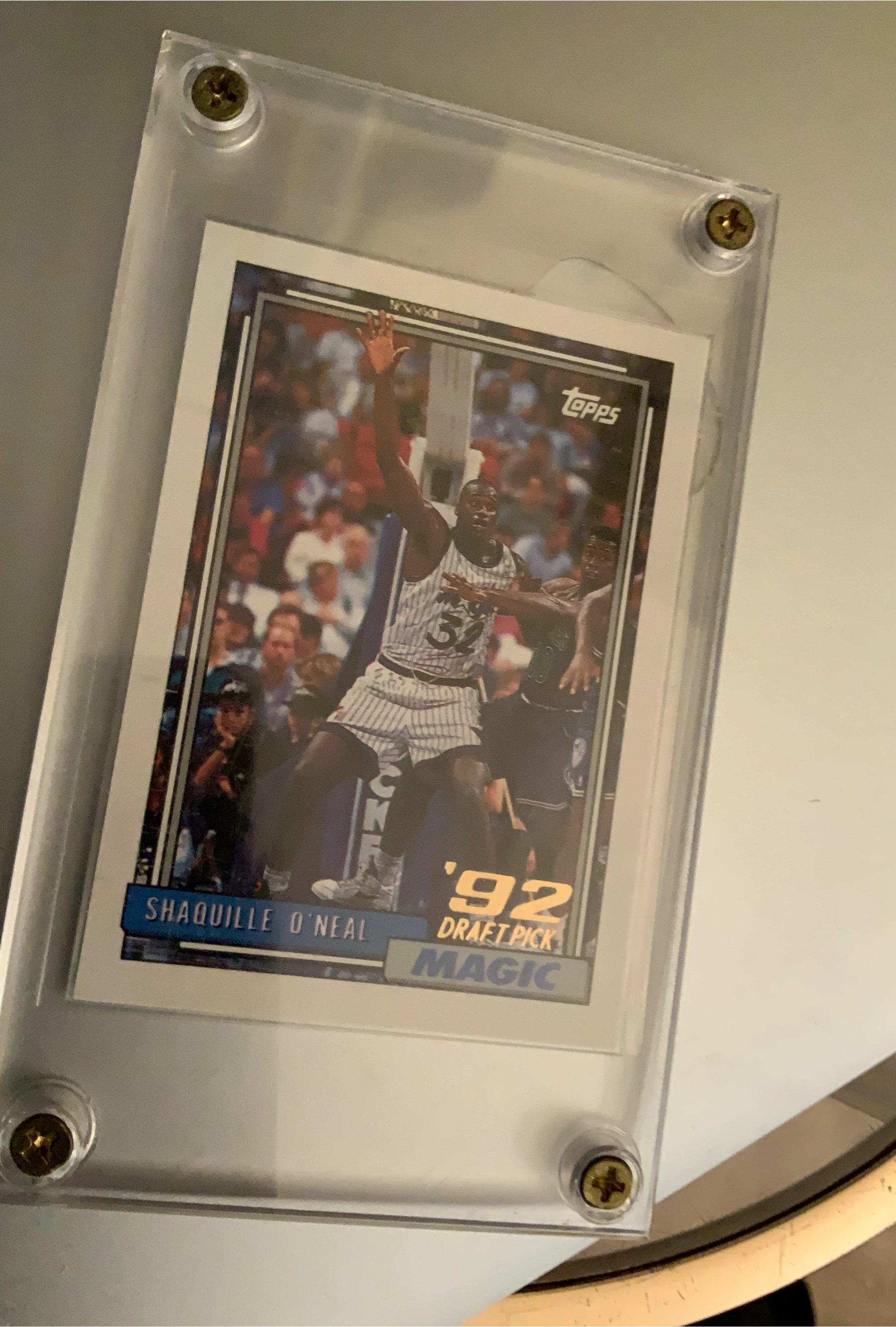 Shaquille O'Neal 1992 Topps Draft Pick Card