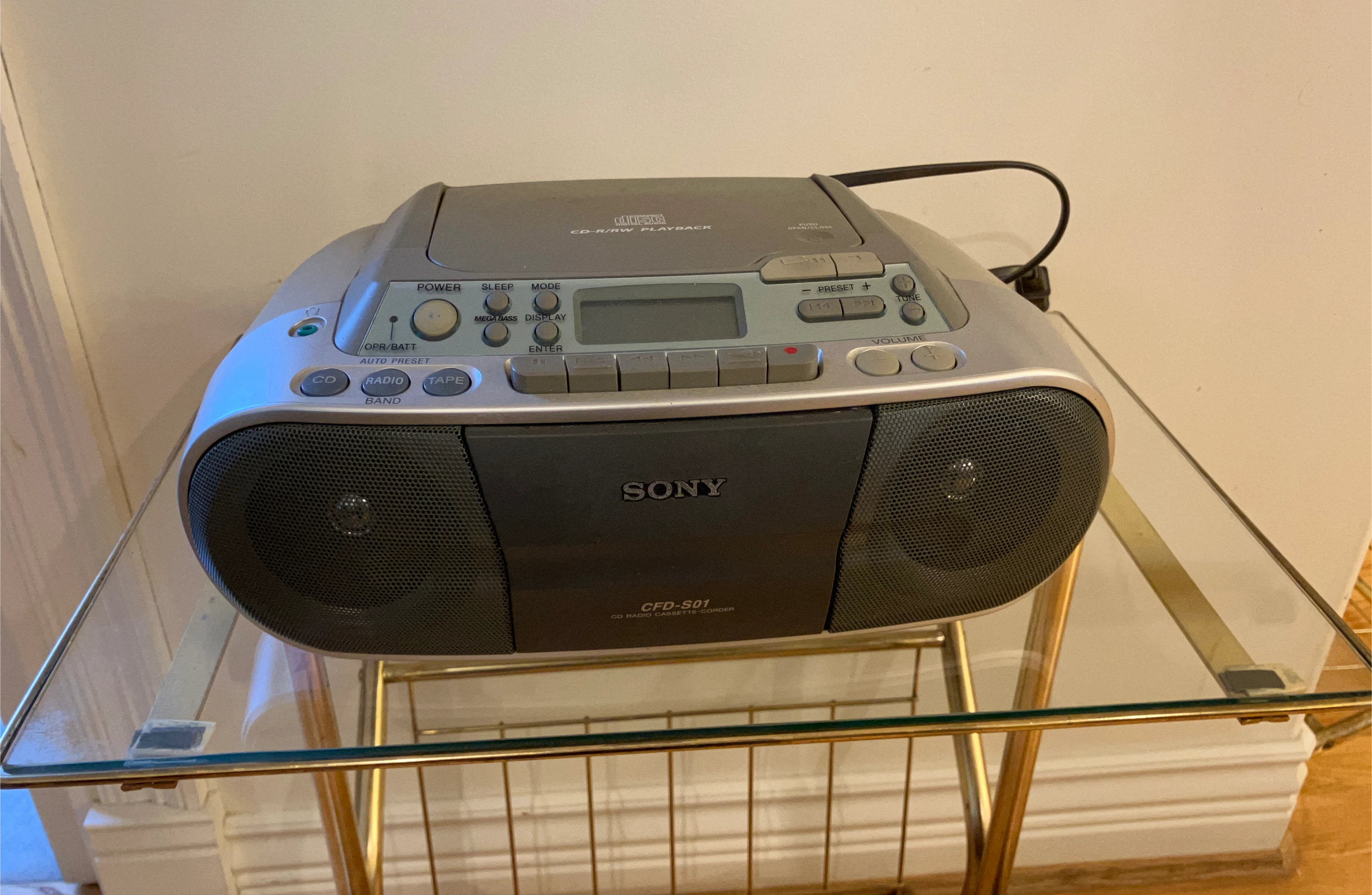 Sony CFD-S01 CD Radio Cassette-Corder