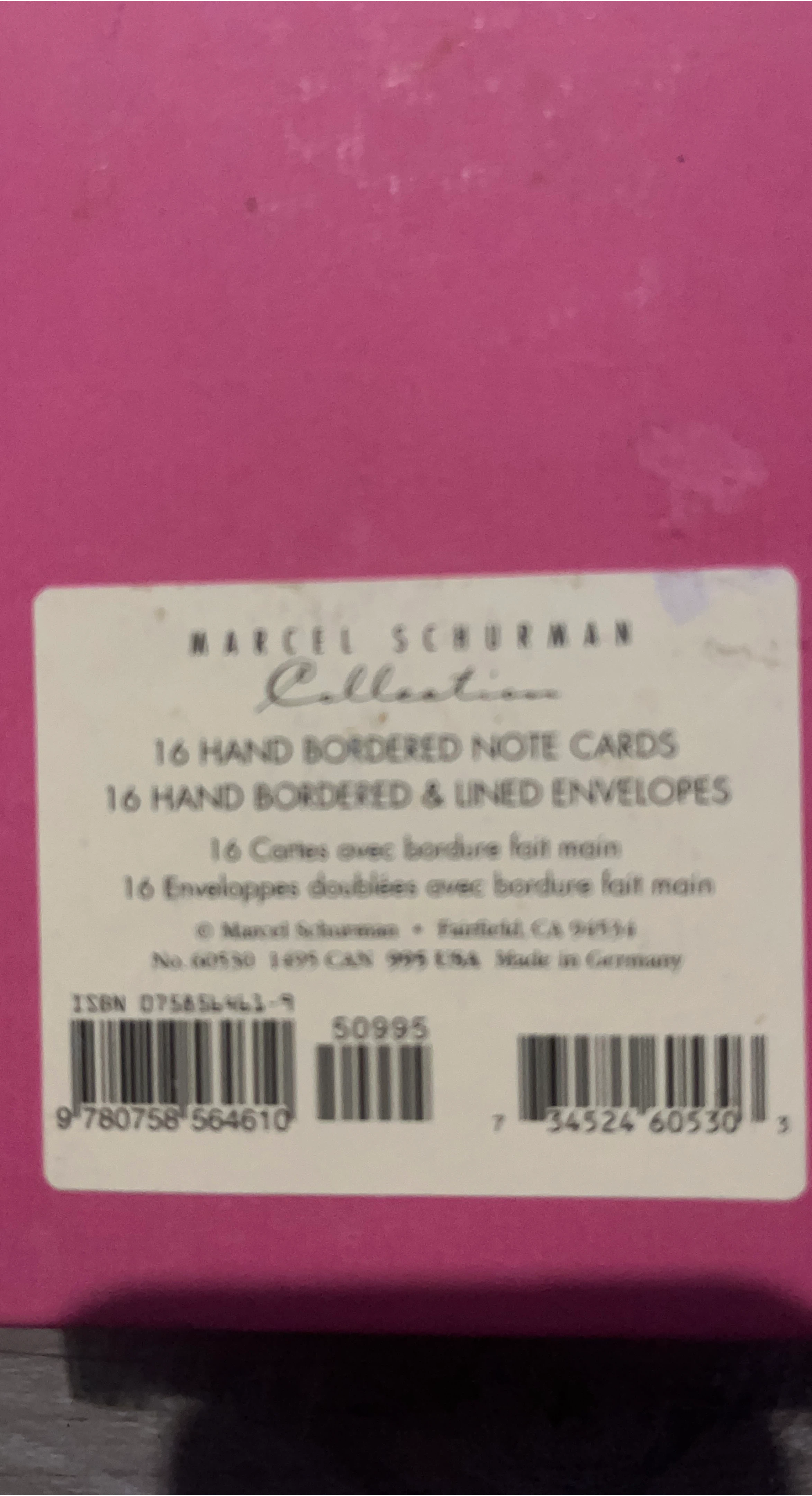 Marcel Schurman Note Cards w/ Envelopes image indicator(1)