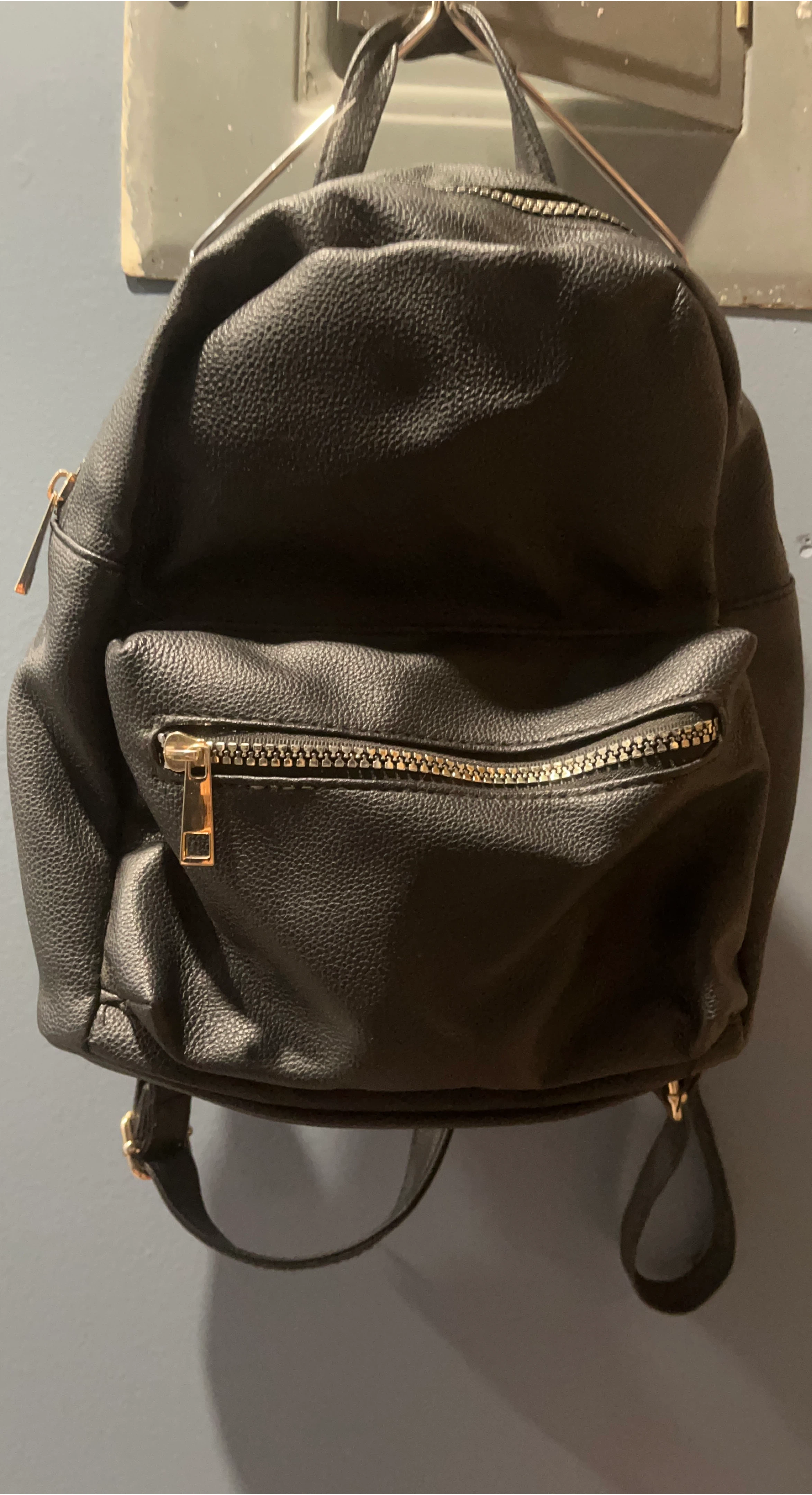 Black Mini Backpack