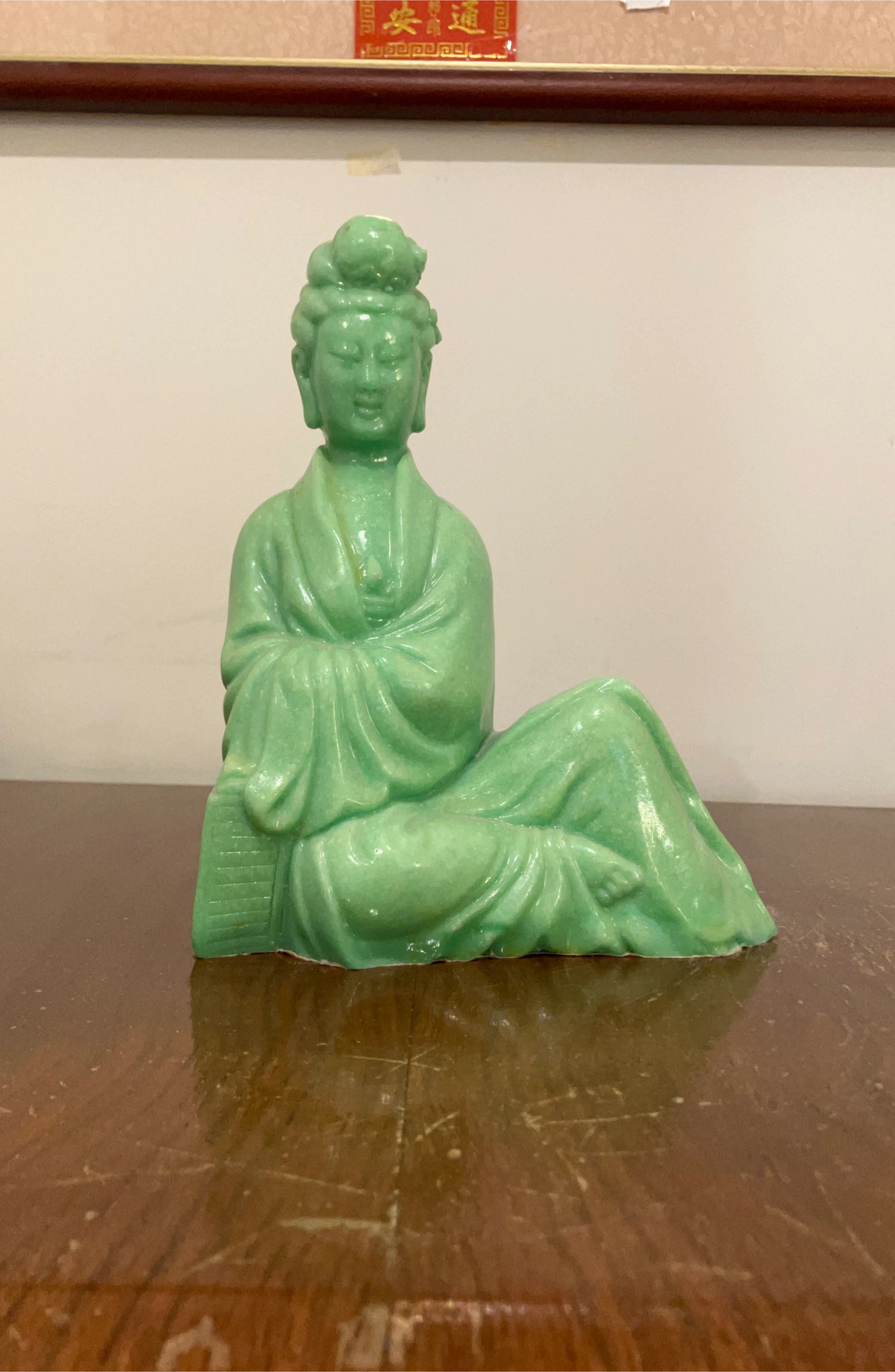 Green Ceramic Buddha Statue image indicator(1)