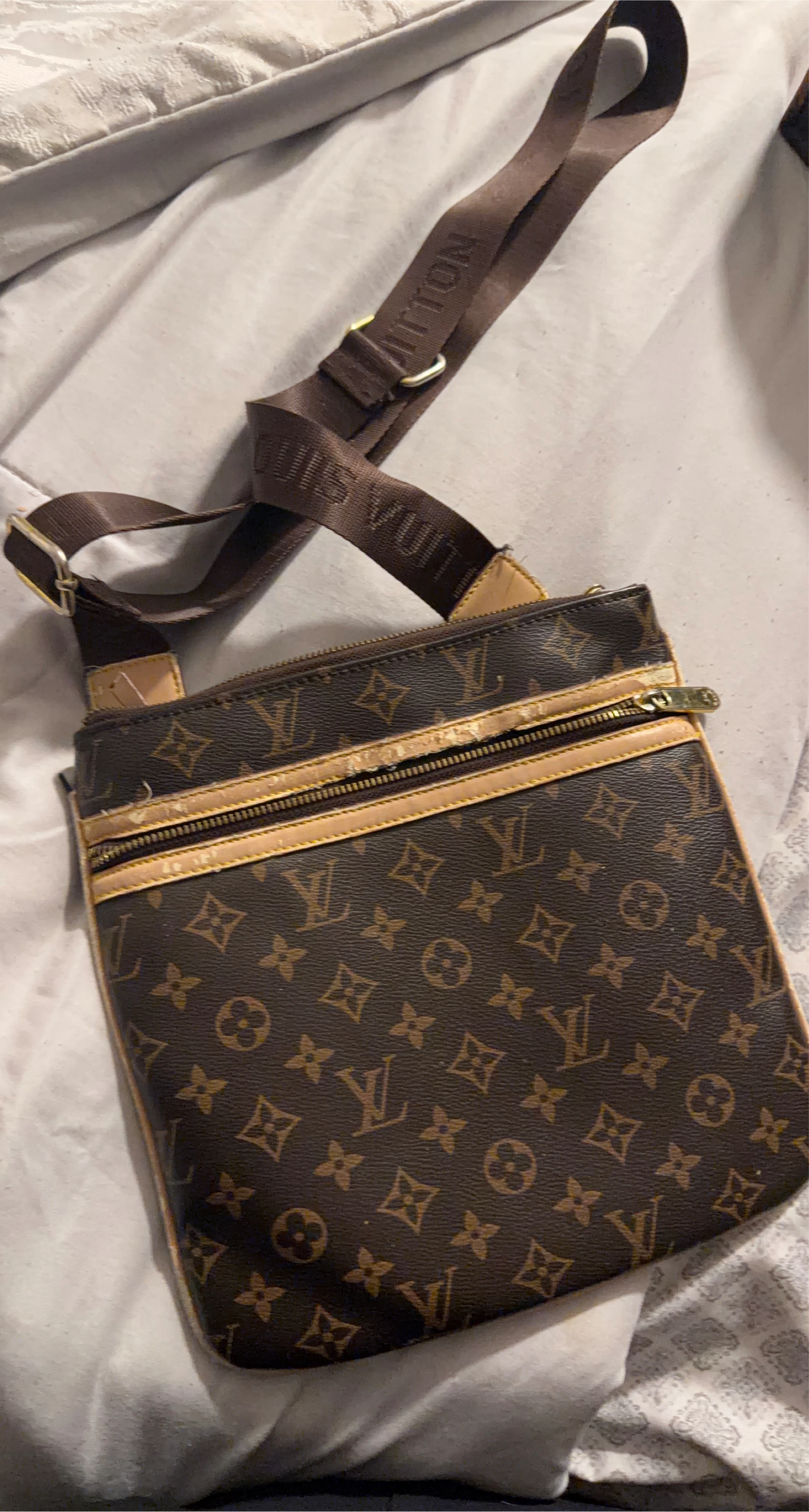 Louis Vuitton Brown Crossbody Bag thumbnail