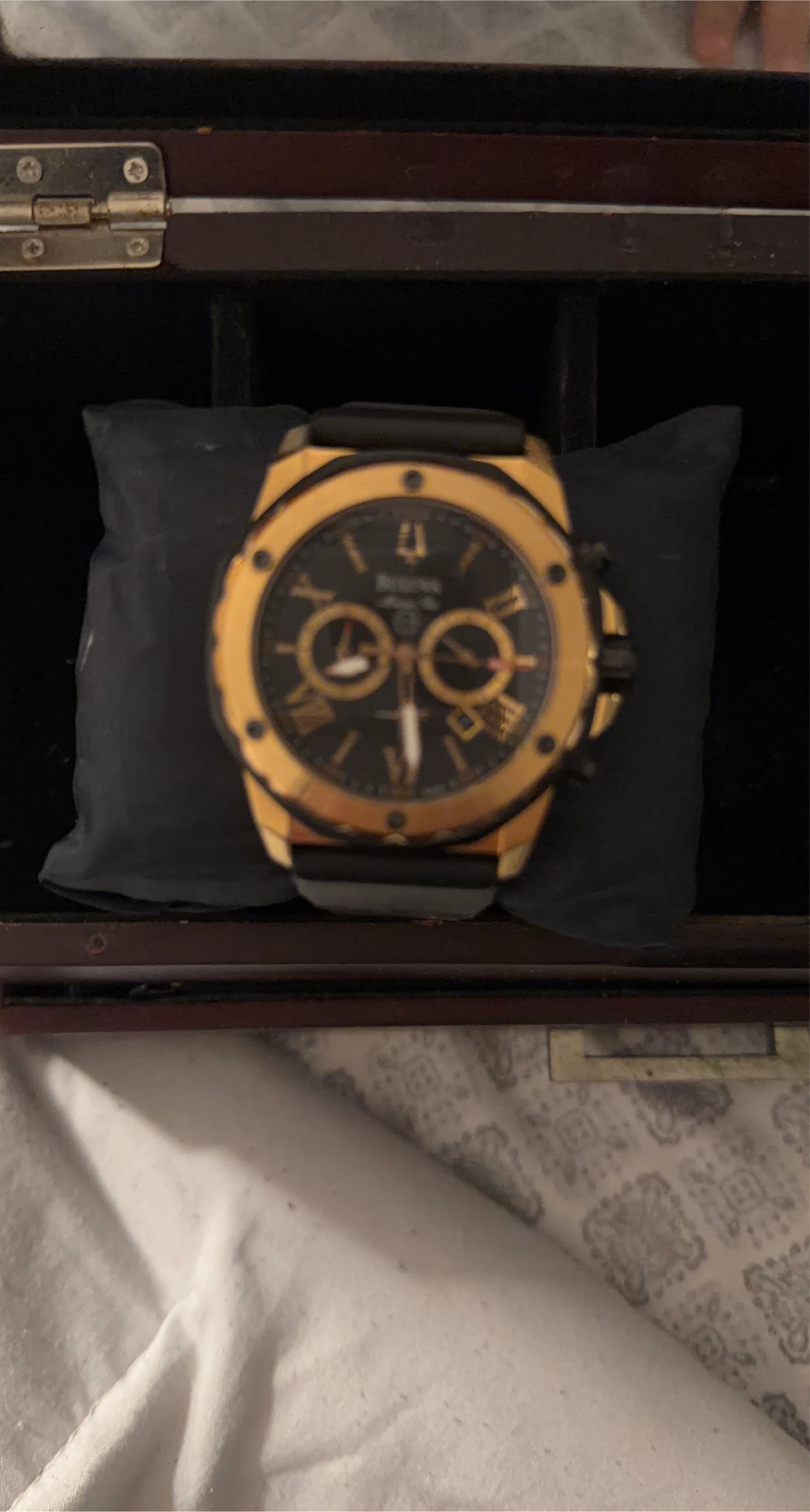 Bulova Men's Gold Tone Watch thumbnail