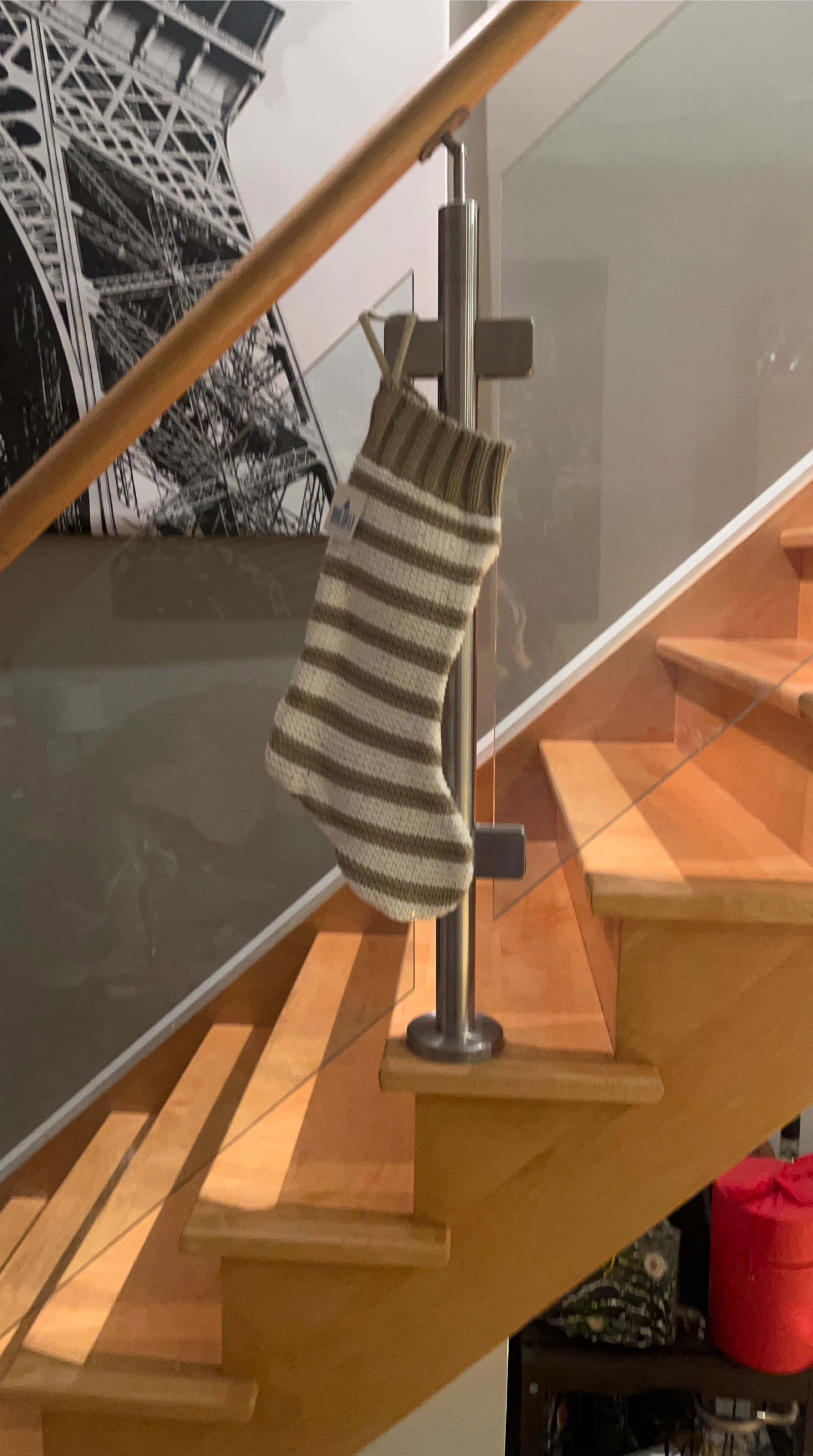 Striped Christmas Stocking thumbnail