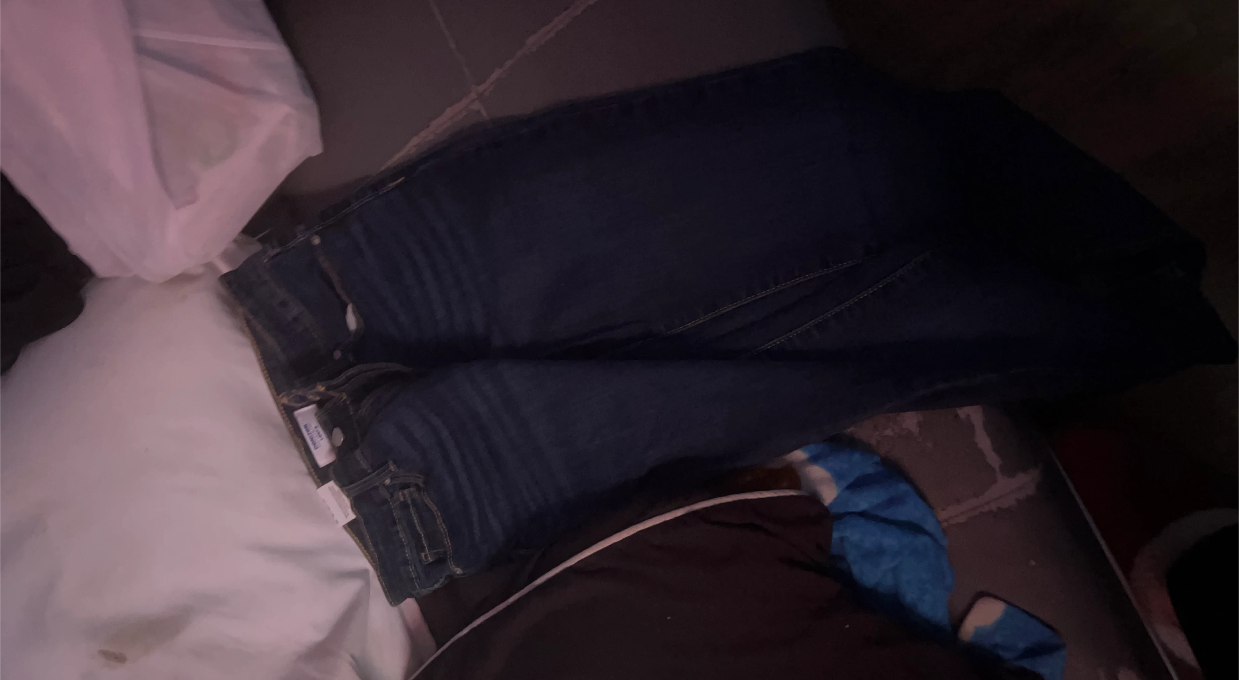 Dark Wash Denim Jeans thumbnail