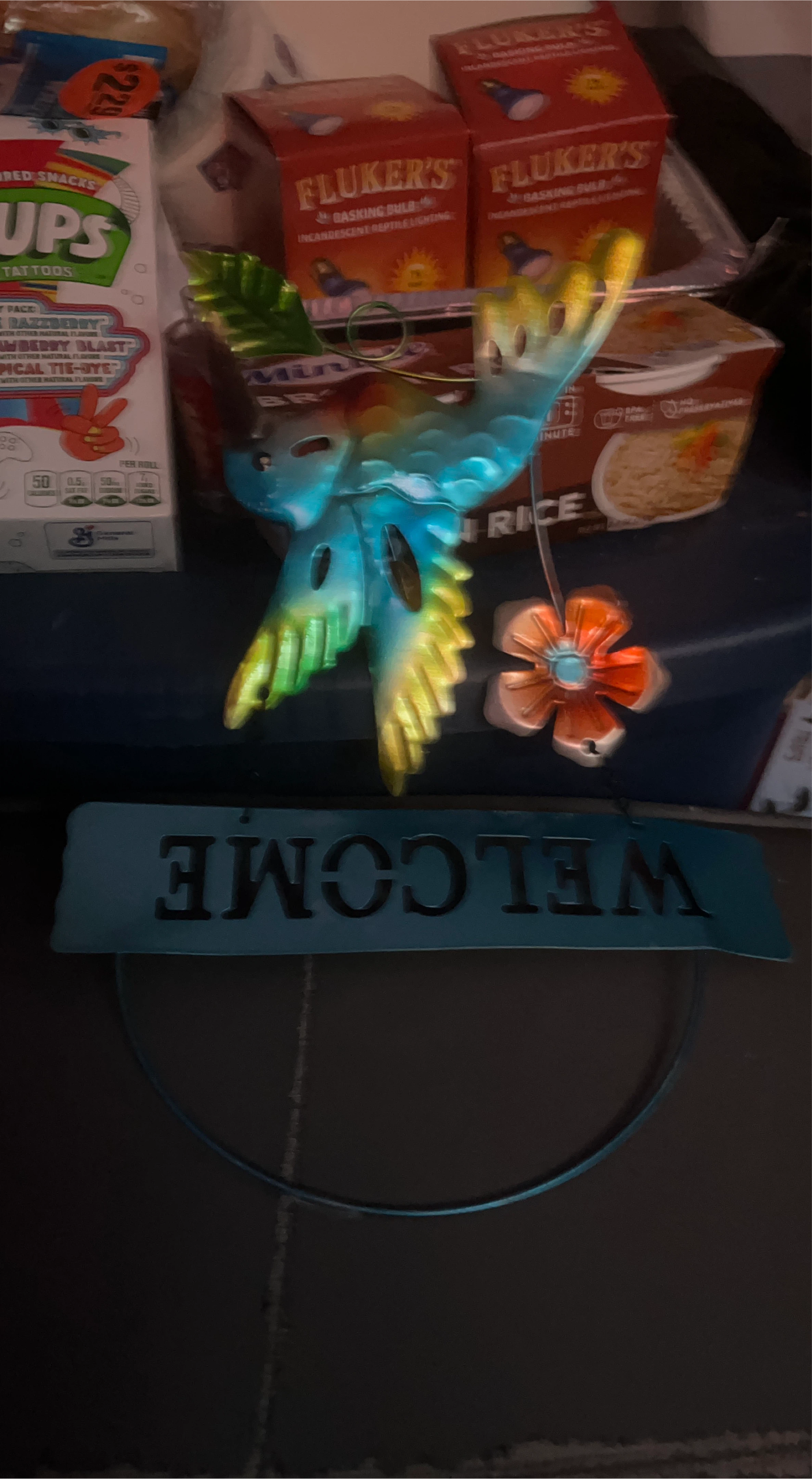 Hummingbird Welcome Sign thumbnail