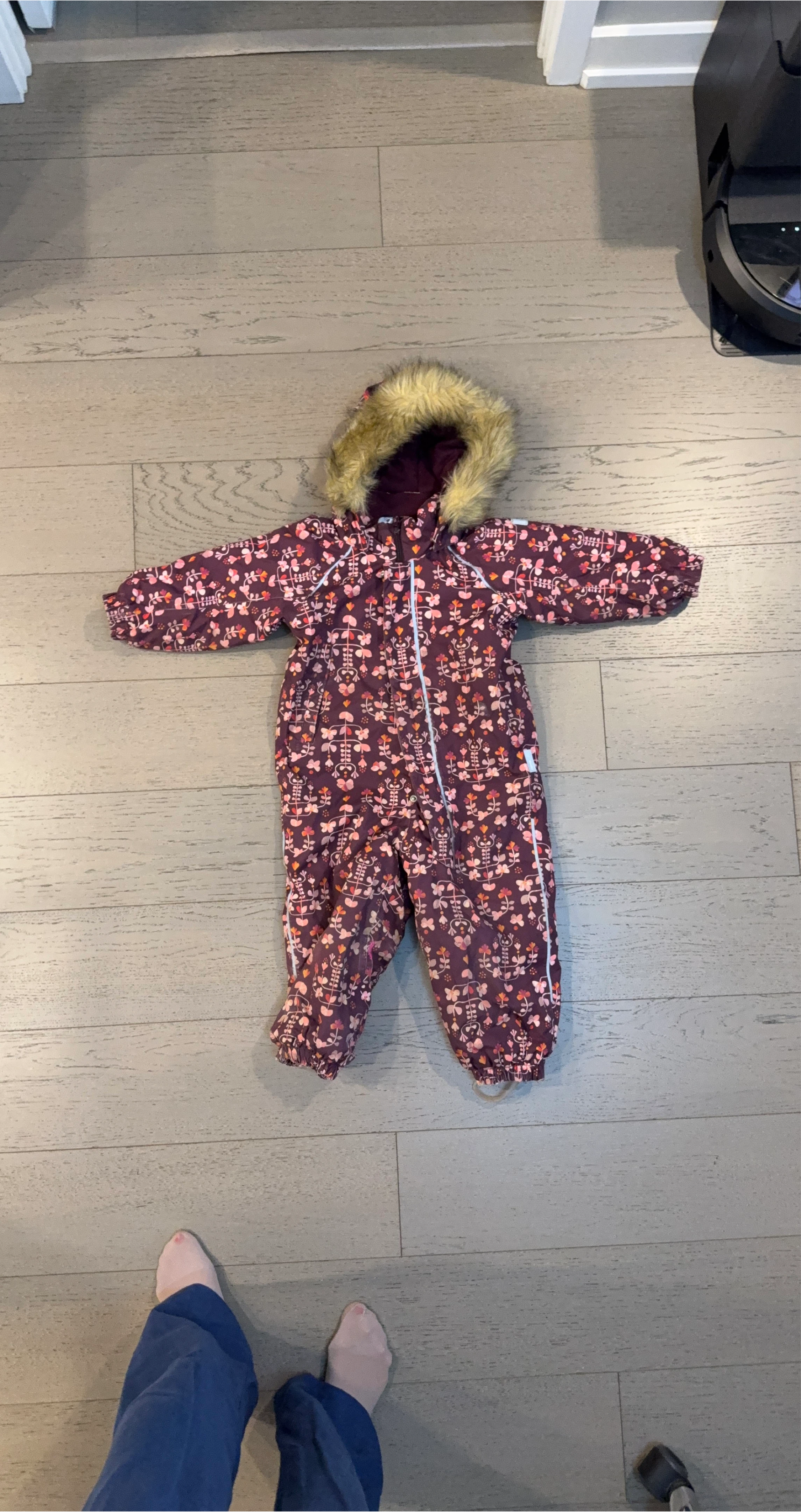 Reima TEC Floral Winter Snowsuit 3T