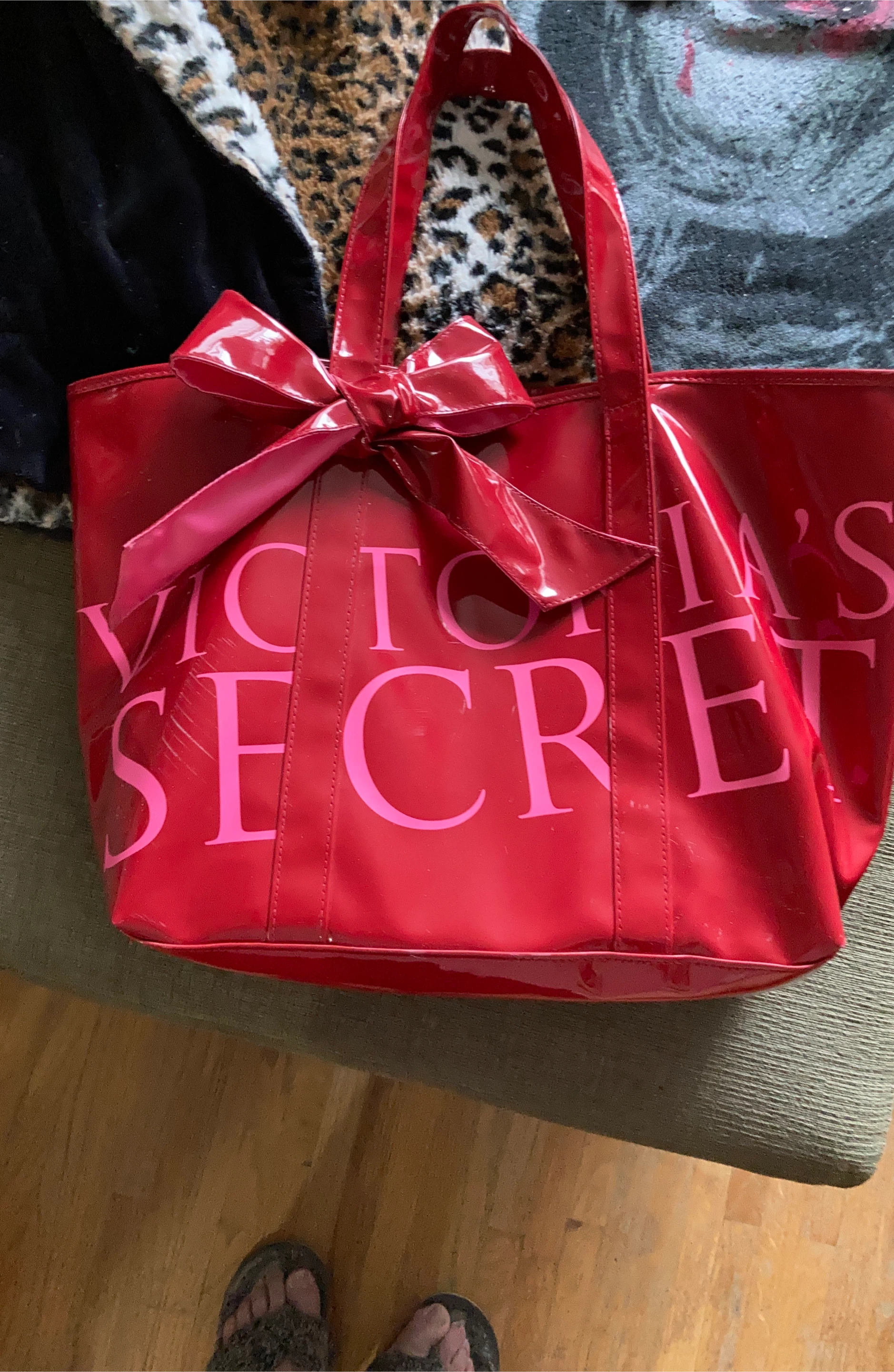 Victoria's Secret Red Tote Bag