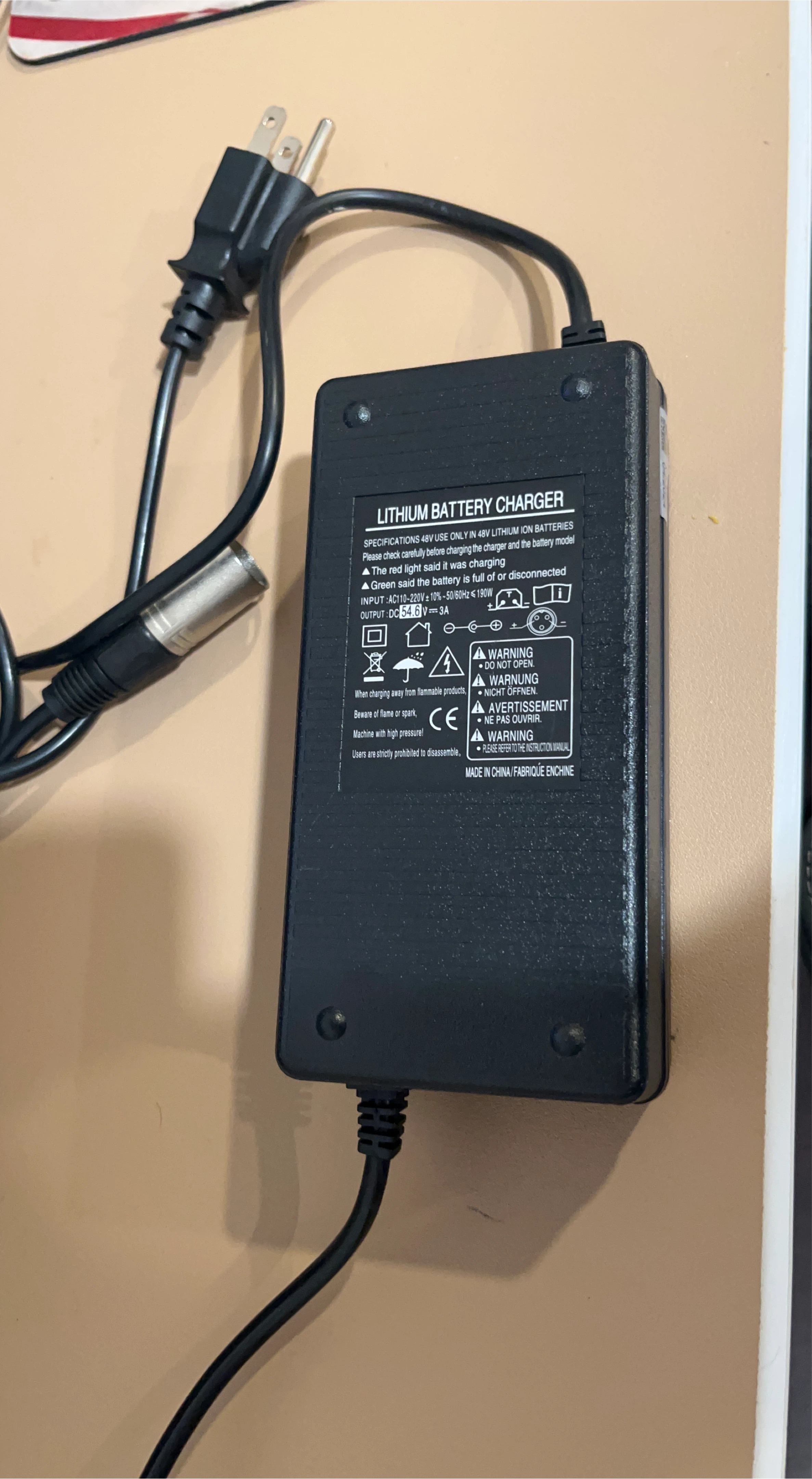 Lithium Battery Charger 48V