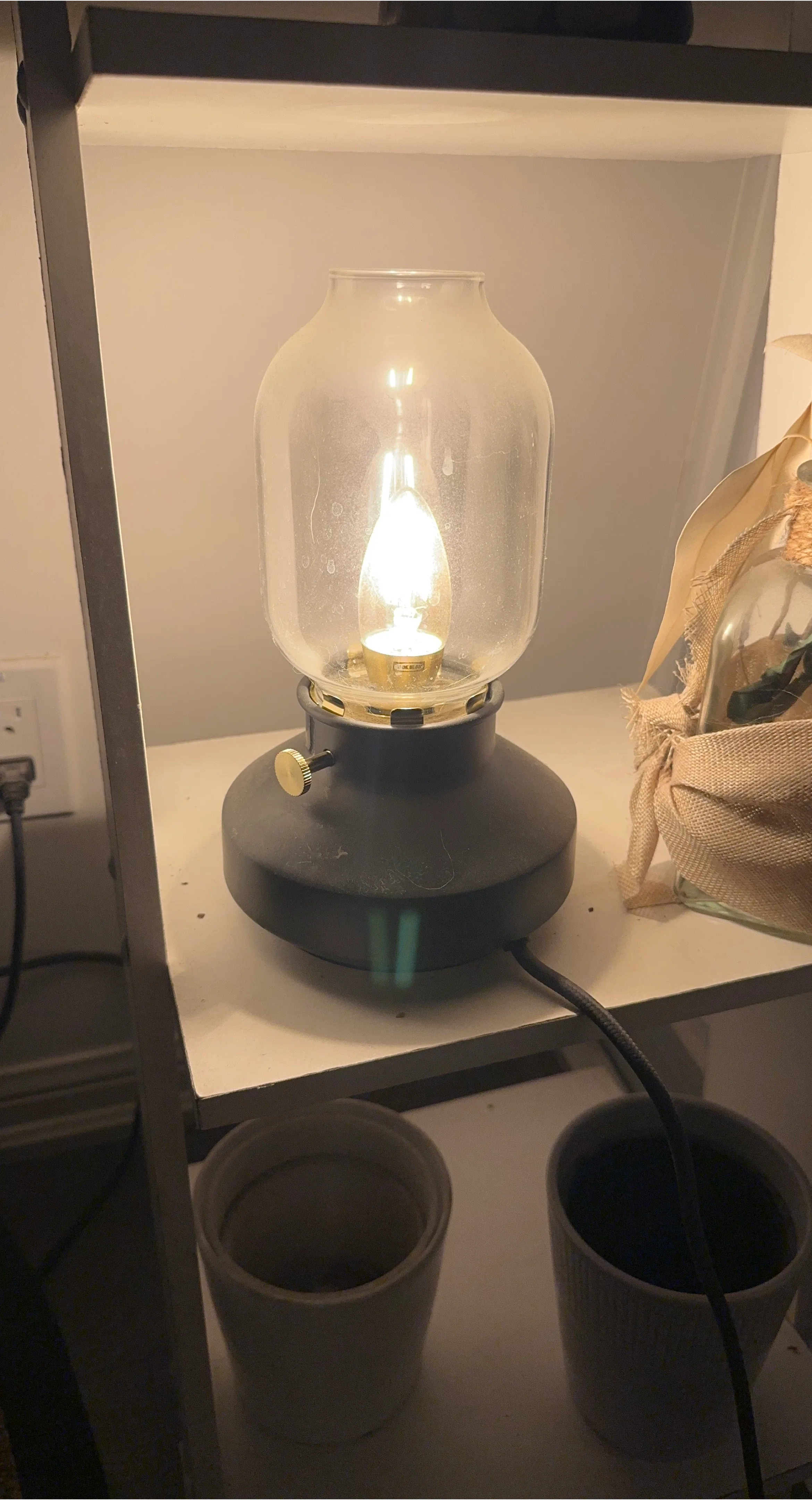 IKEA TARNABY Black Table Lamp