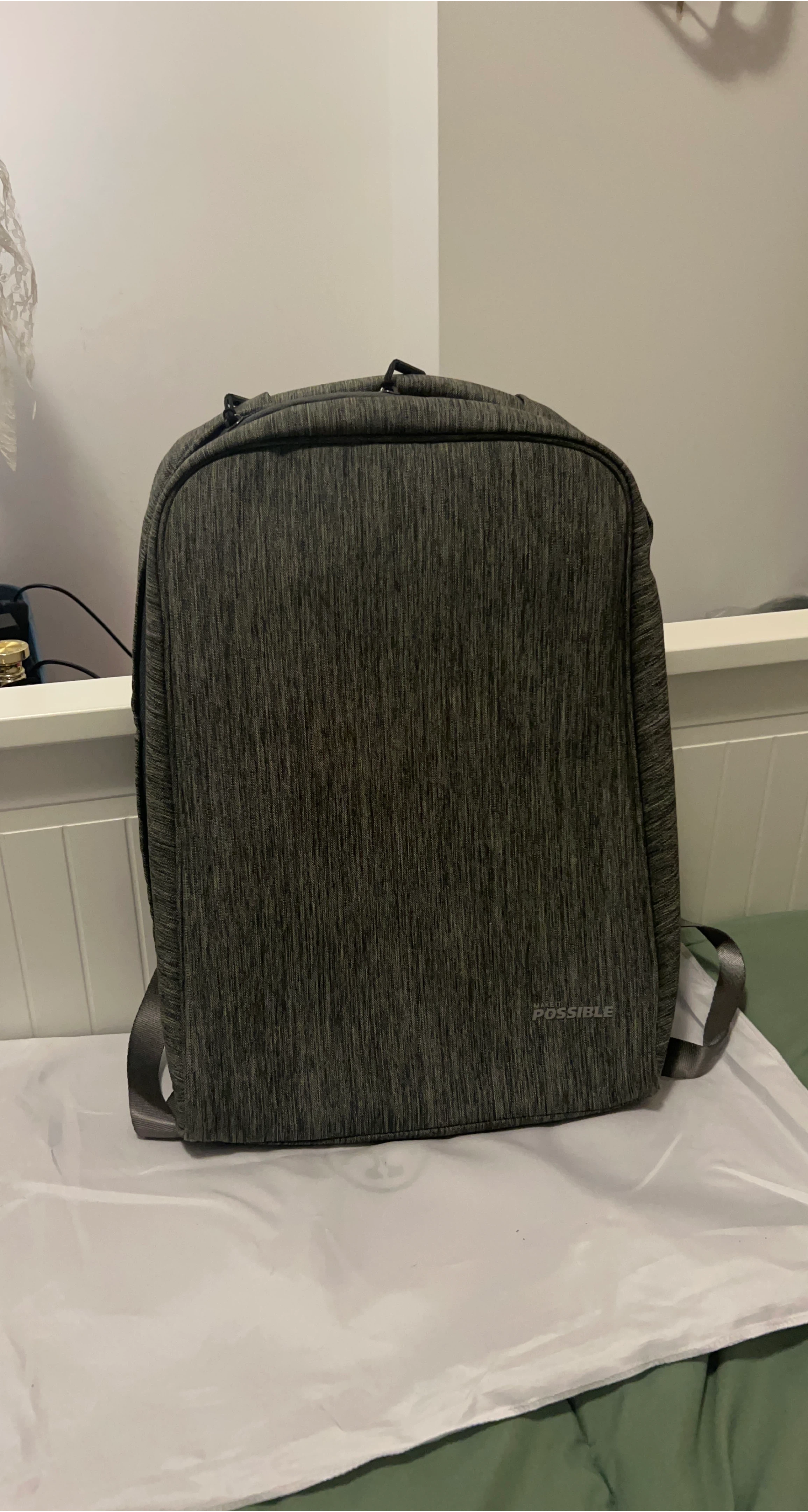 Gray Backpack
