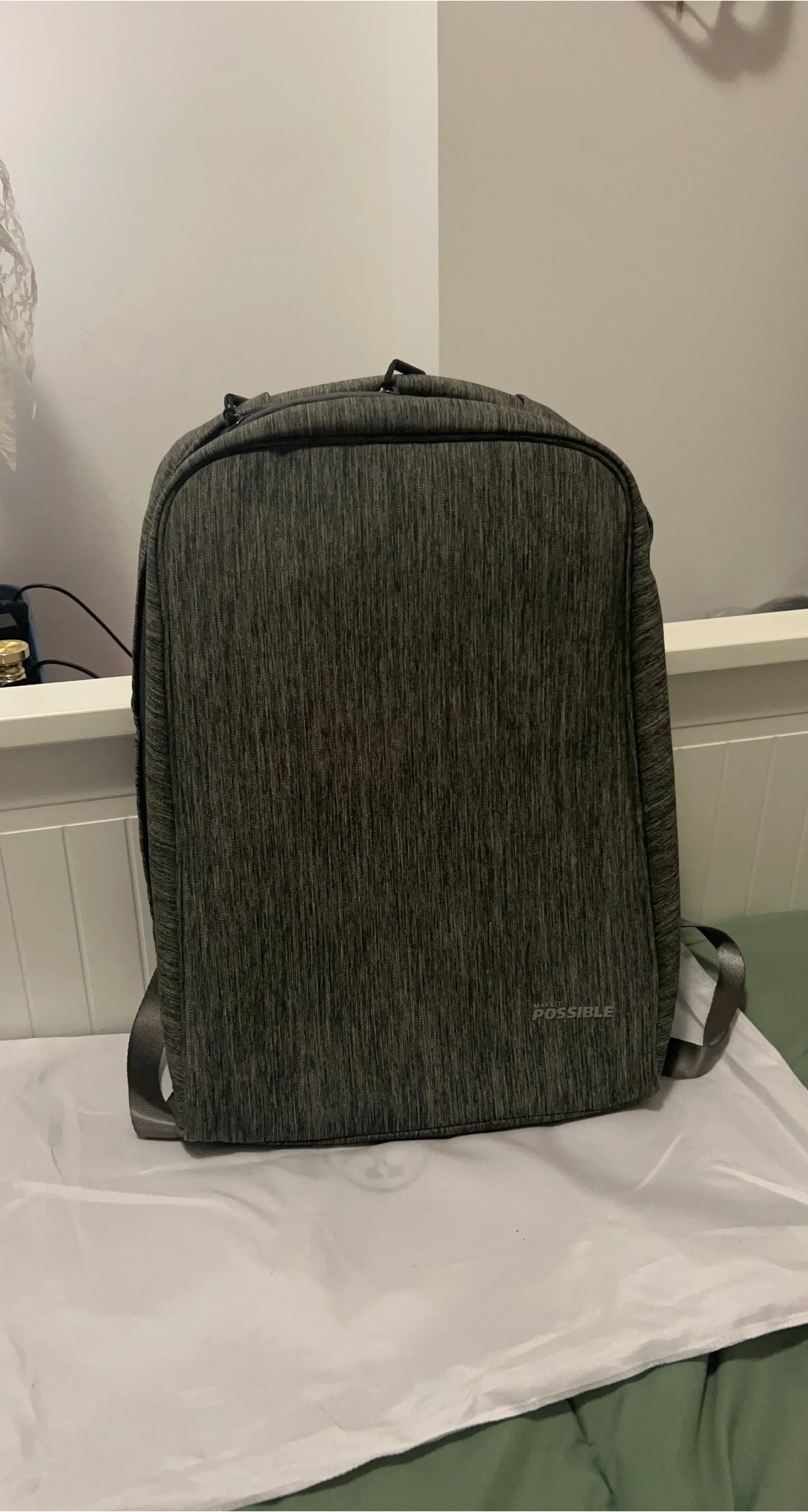 Gray Backpack