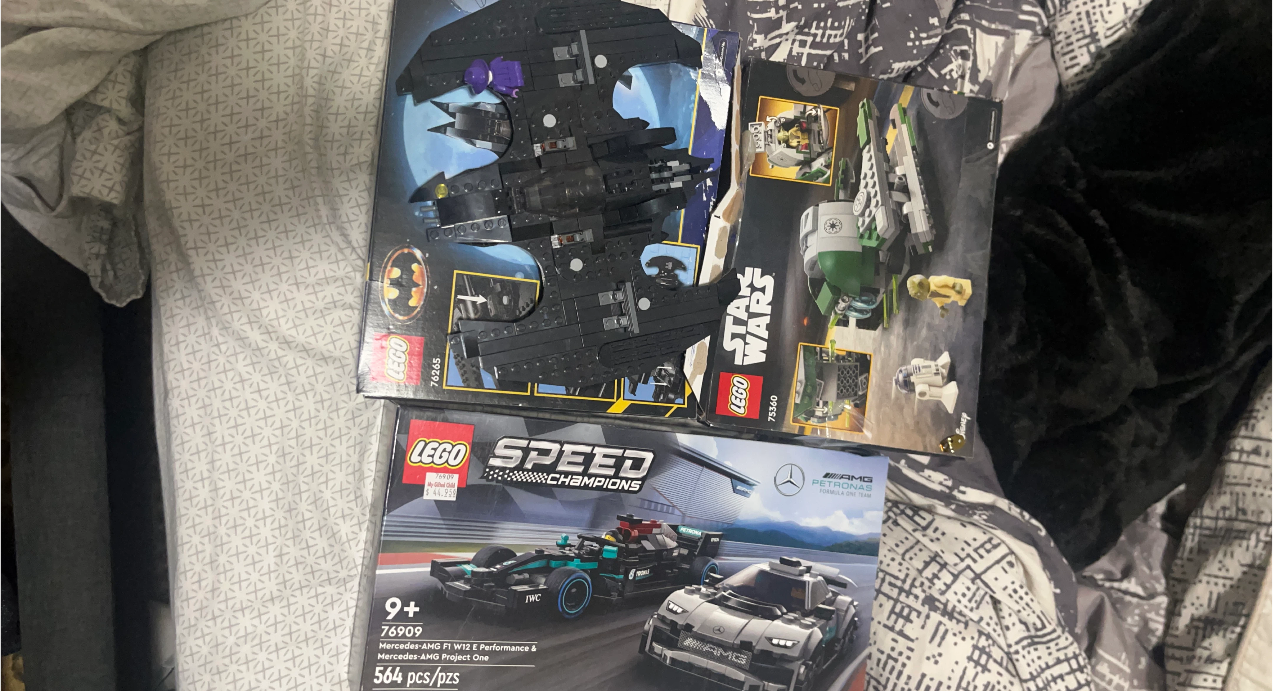 Boxes of legos
