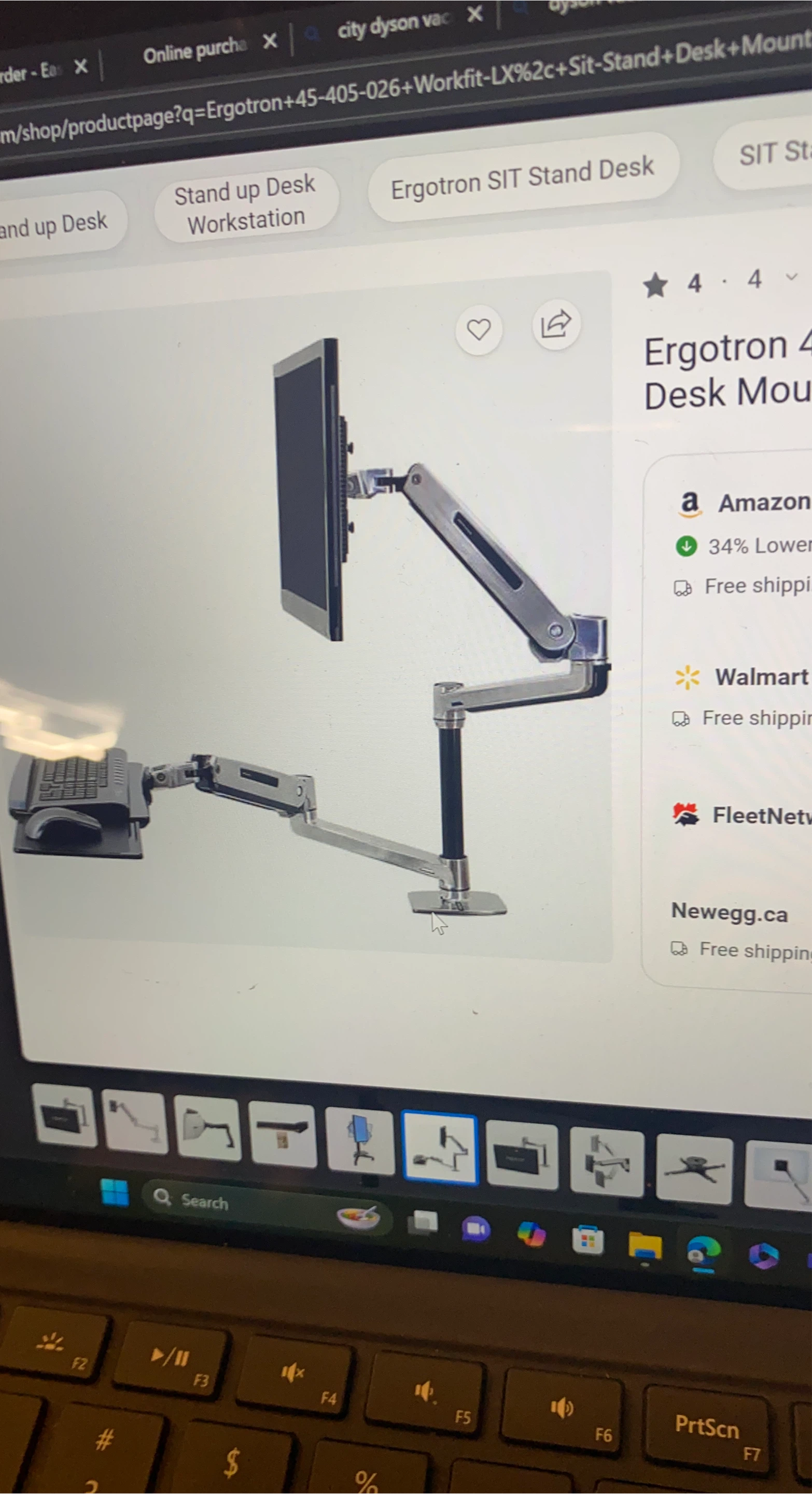 Ergotron 45-405-026 Sit-Stand Desk Mount