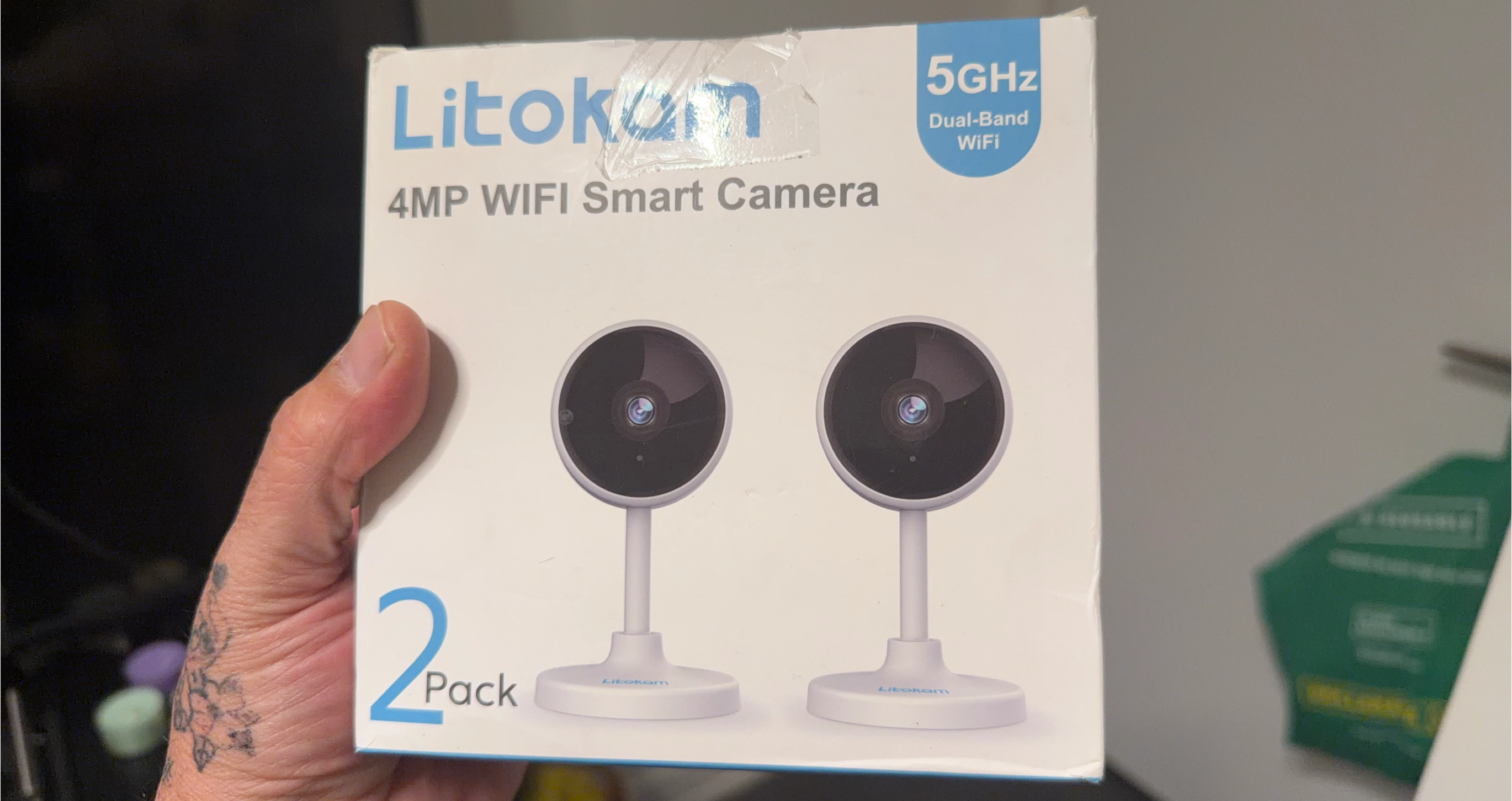 Litokam 4MP WiFi Smart Camera - 2 Pack