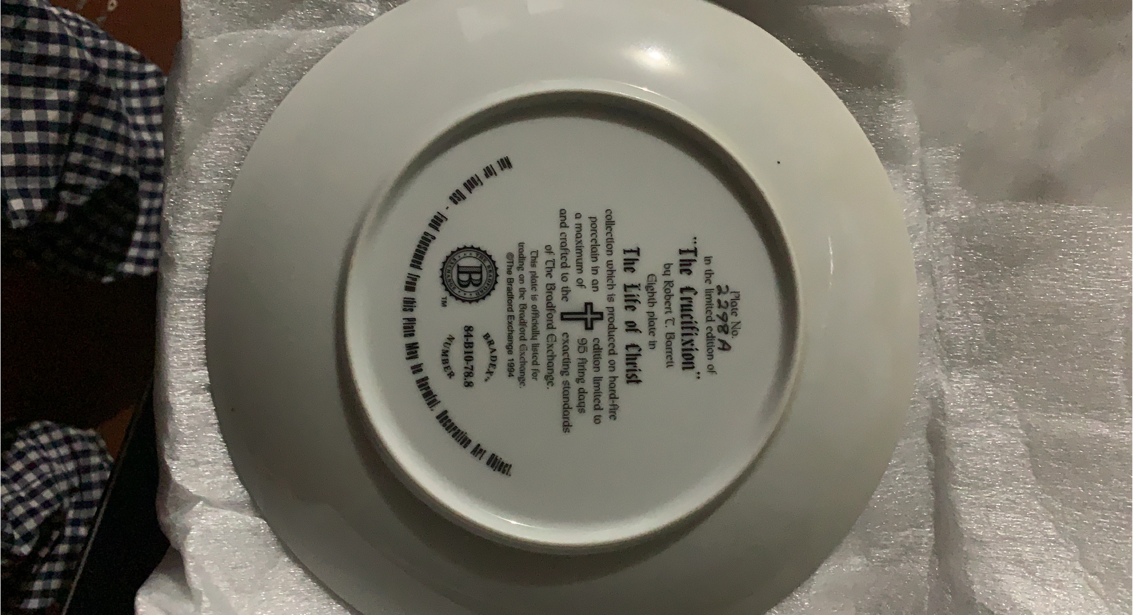 Bradford Exchange "The Life of Christ" Plate Collection