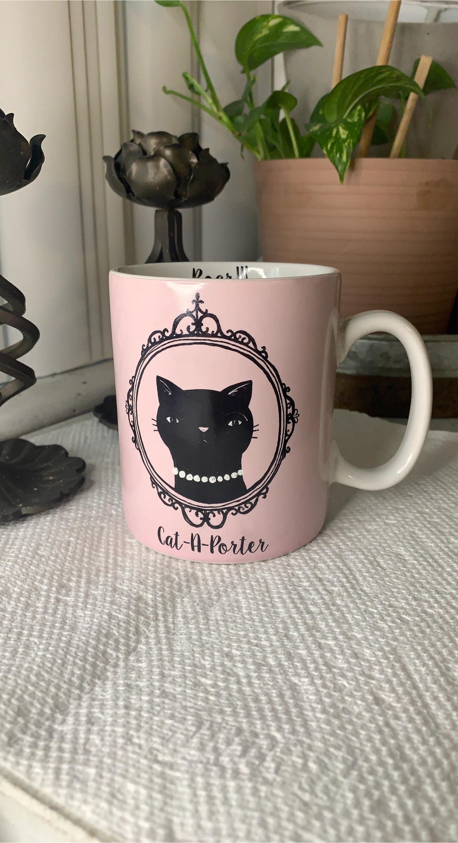 Cat-A-Porter Pink Coffee Mug