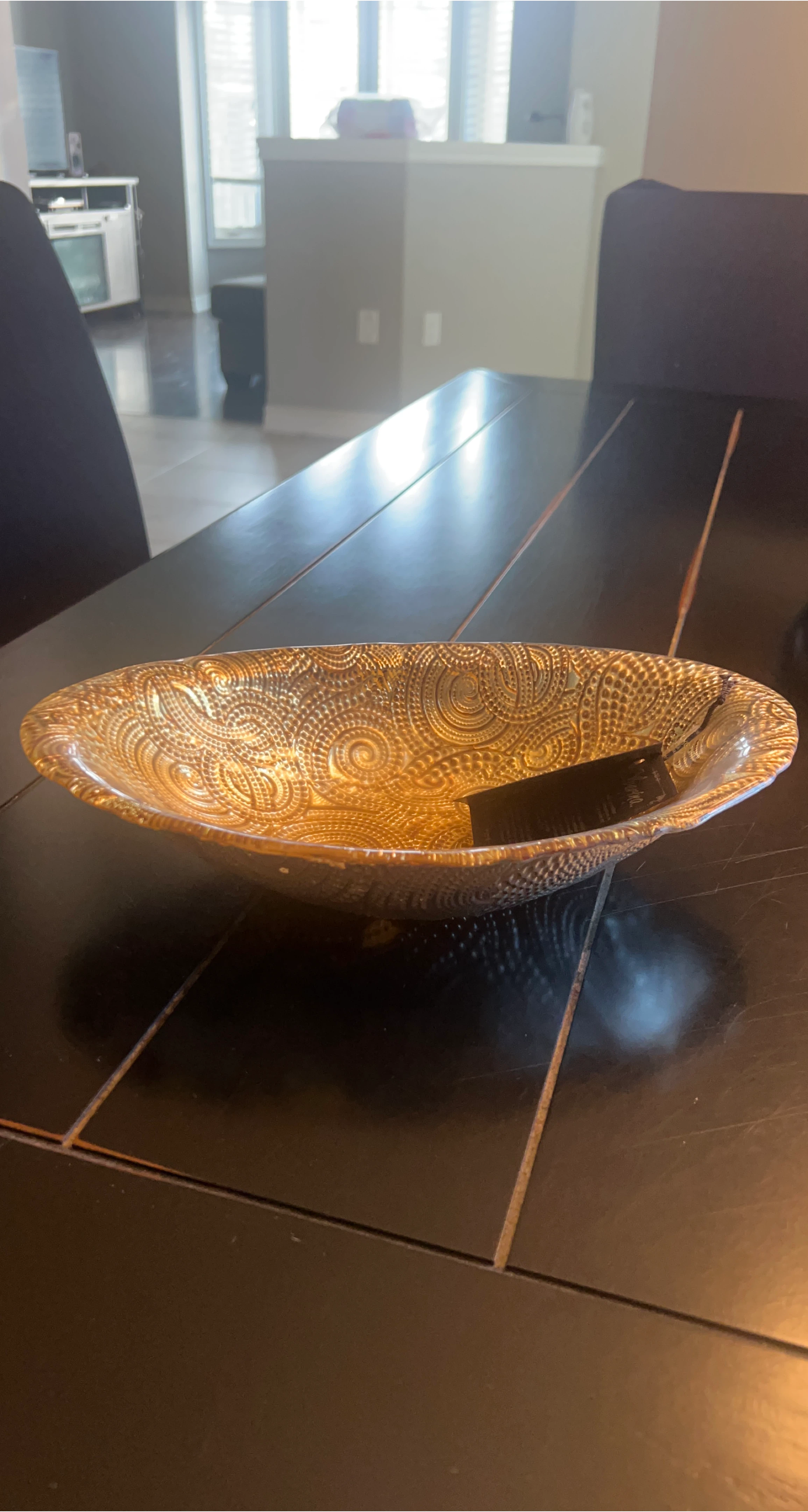 NEW Silverina Handmade Glass Decorative bowl
