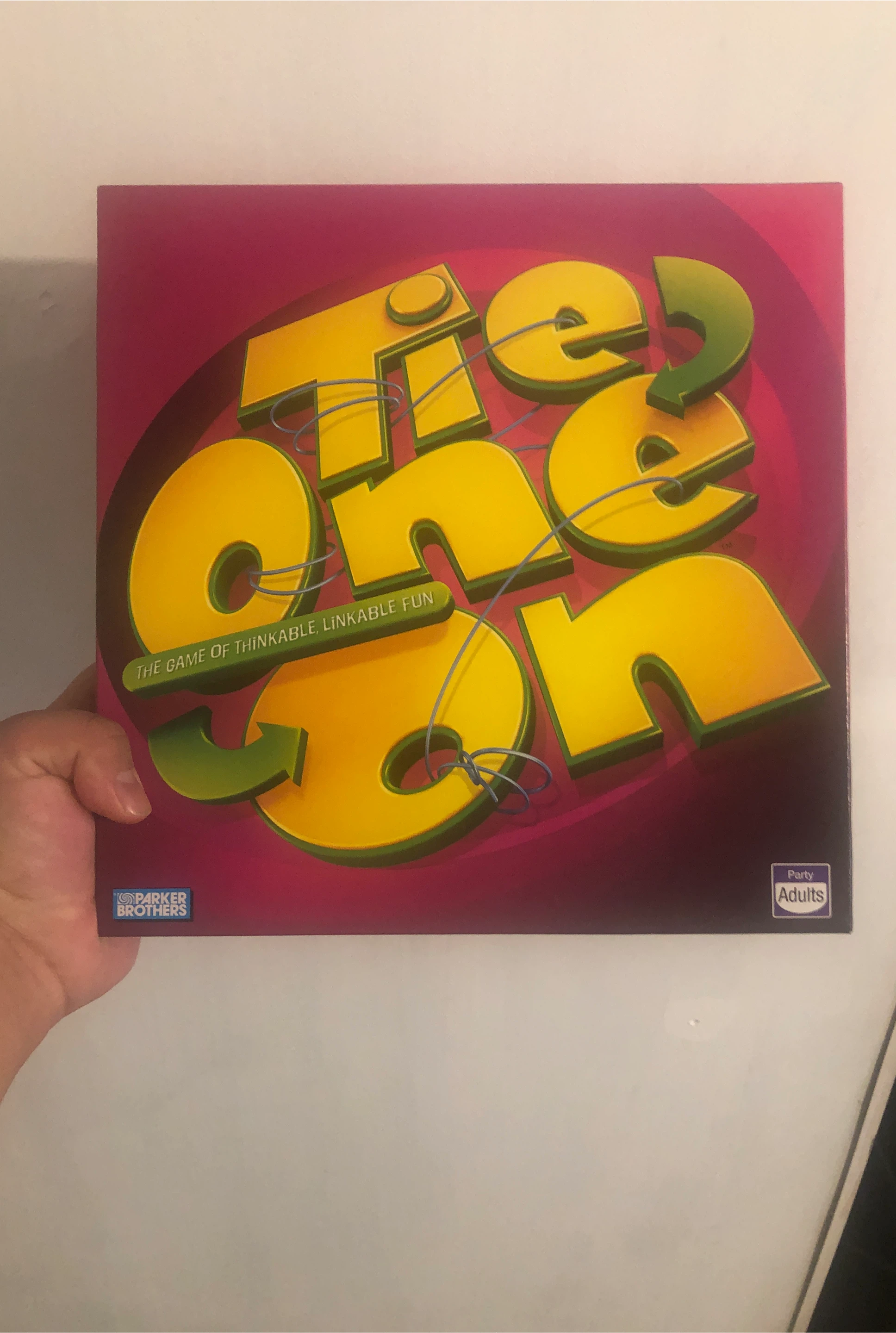 Tie One On Board Game by Parker Brothers