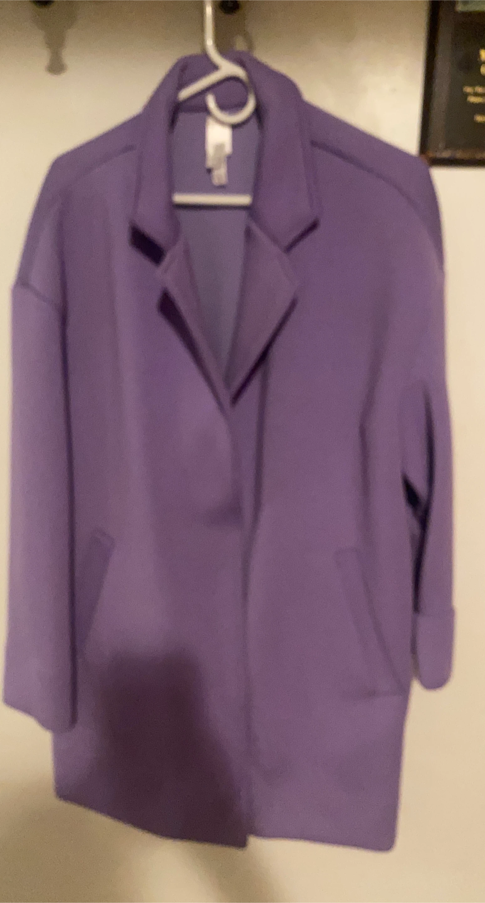 Purple long coat