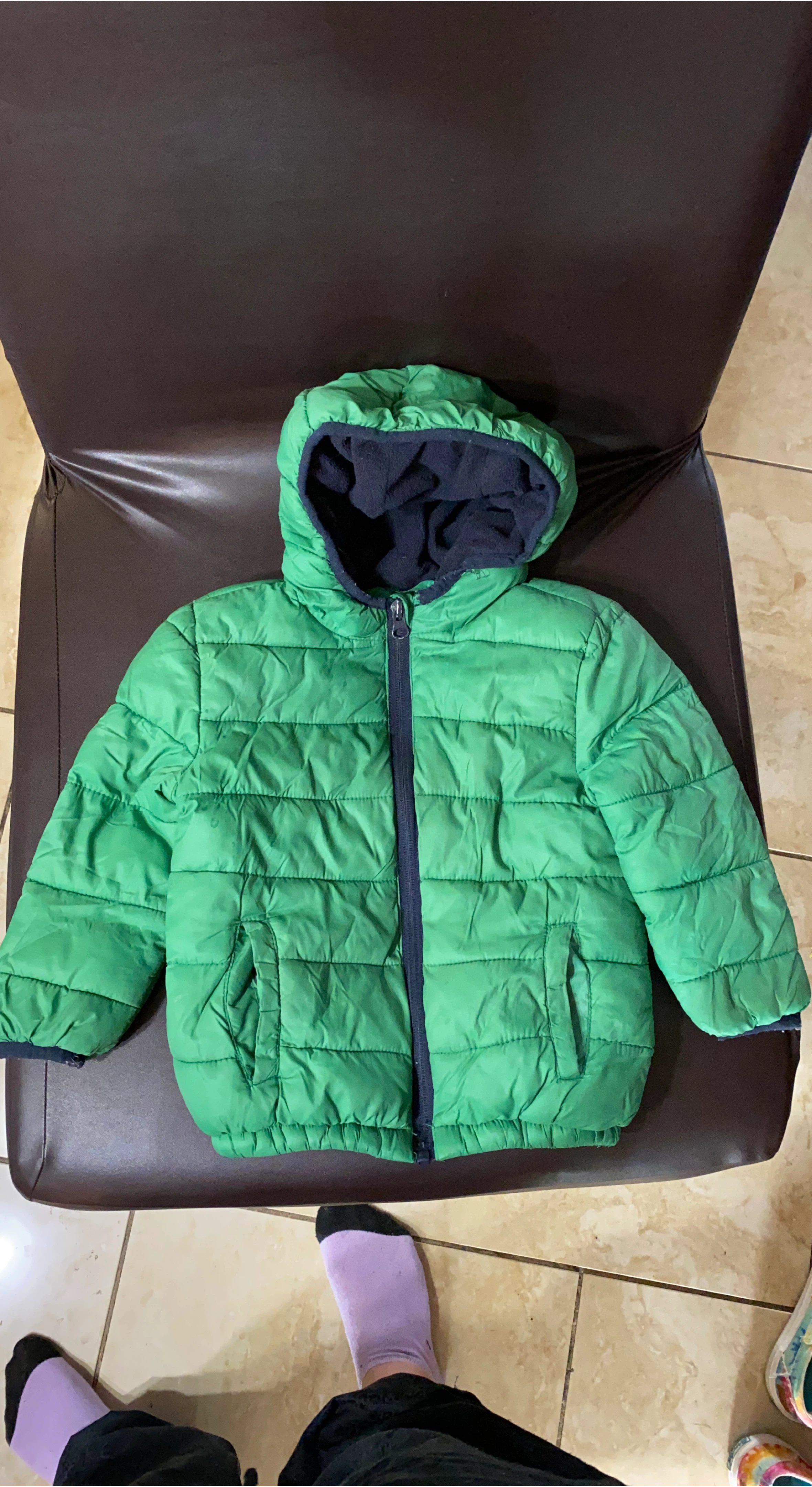 Green Puffer Jacket thumbnail