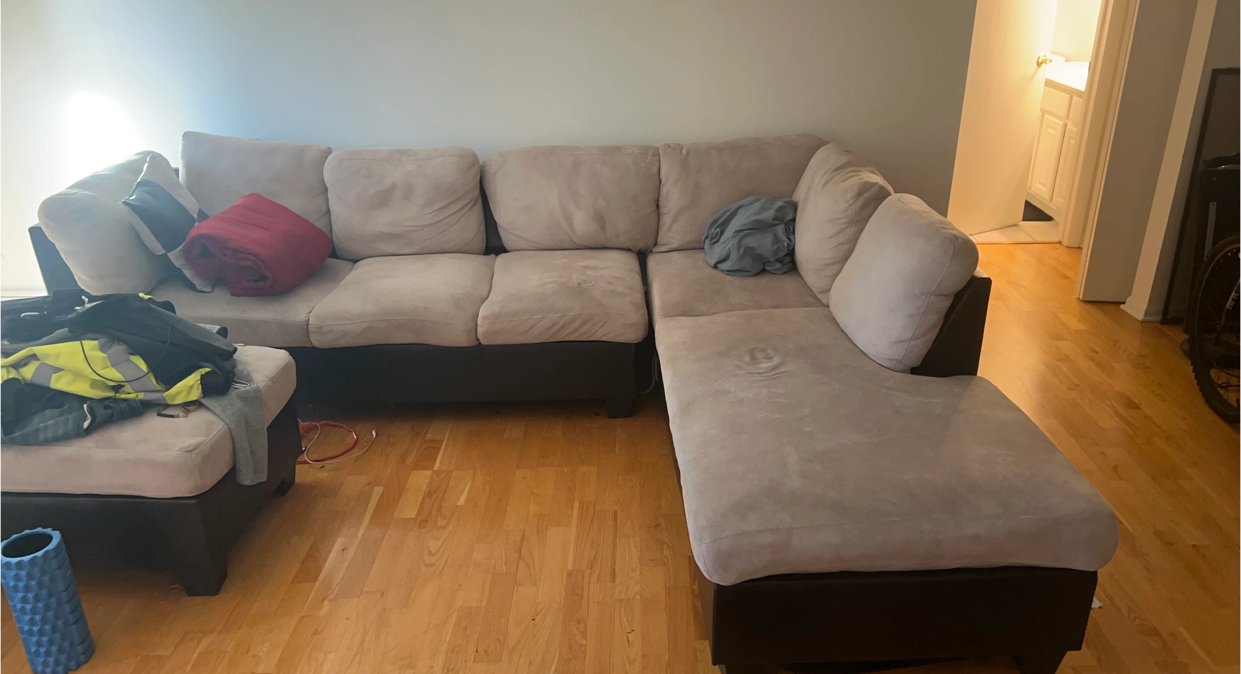 Sectional Sofa with Ottoman