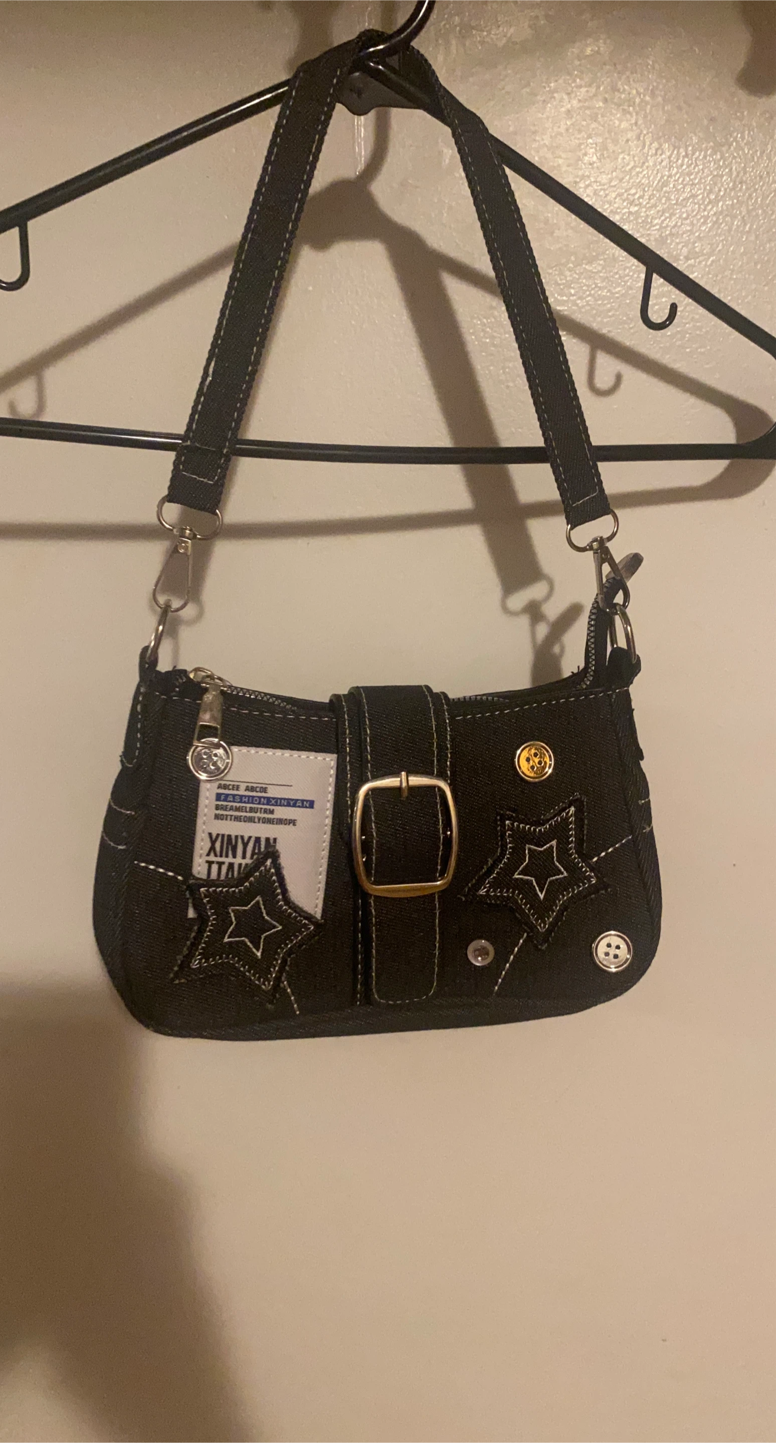 Xinyan Ttai Black Shoulder Bag