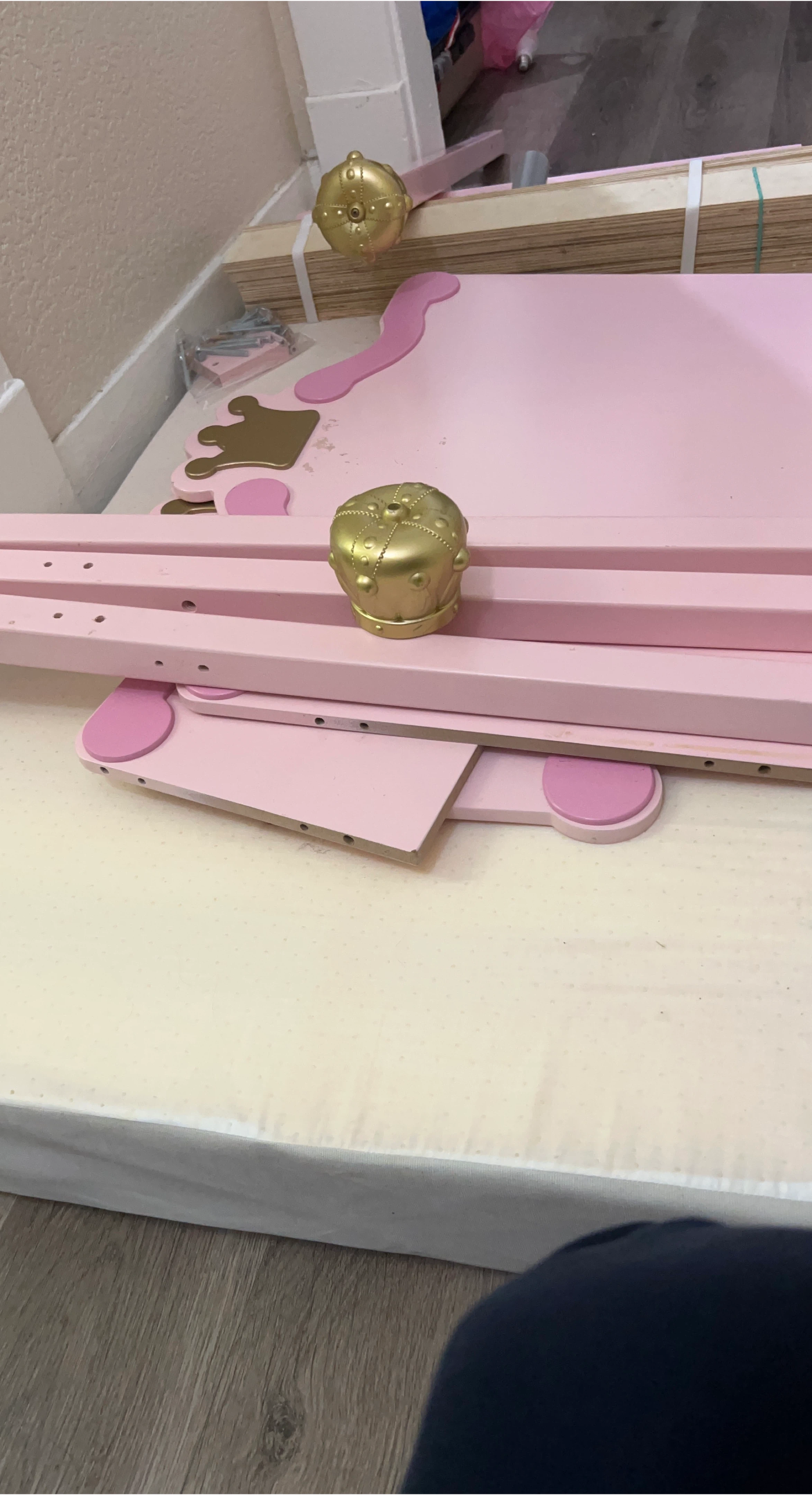 Pink Princess Bed Frame