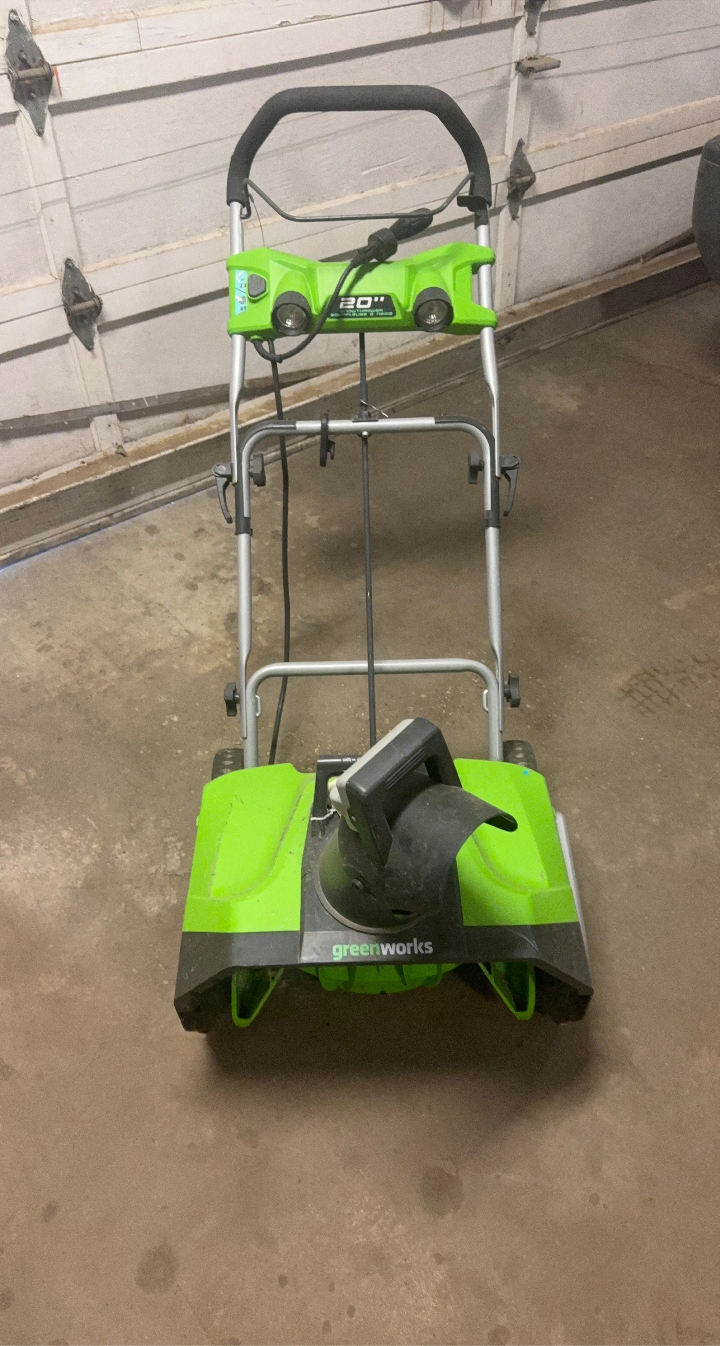 Greenworks 80V 20-Inch Cordless Snow Thrower