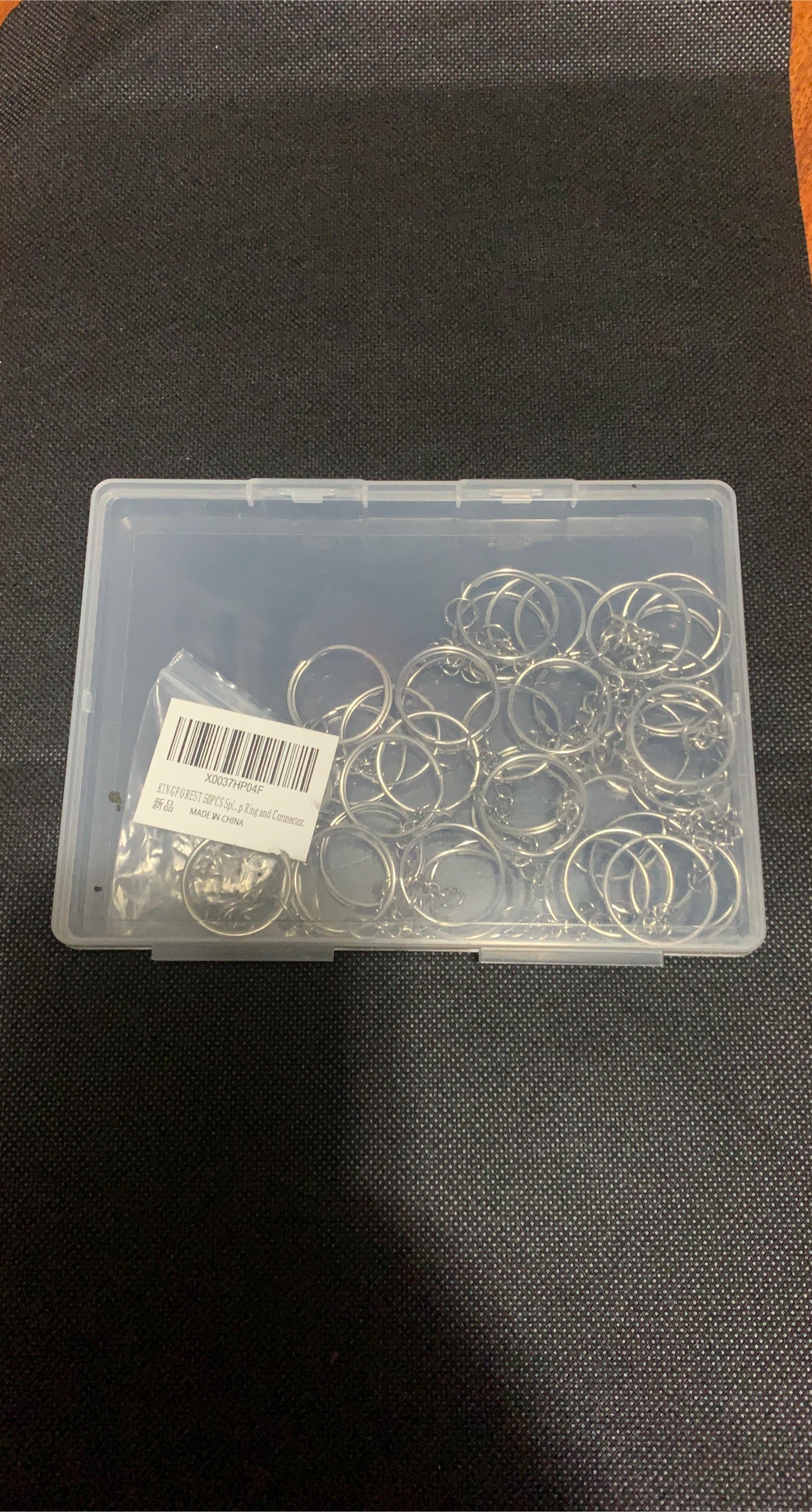 KINGFOREST Silver Key Ring Kit