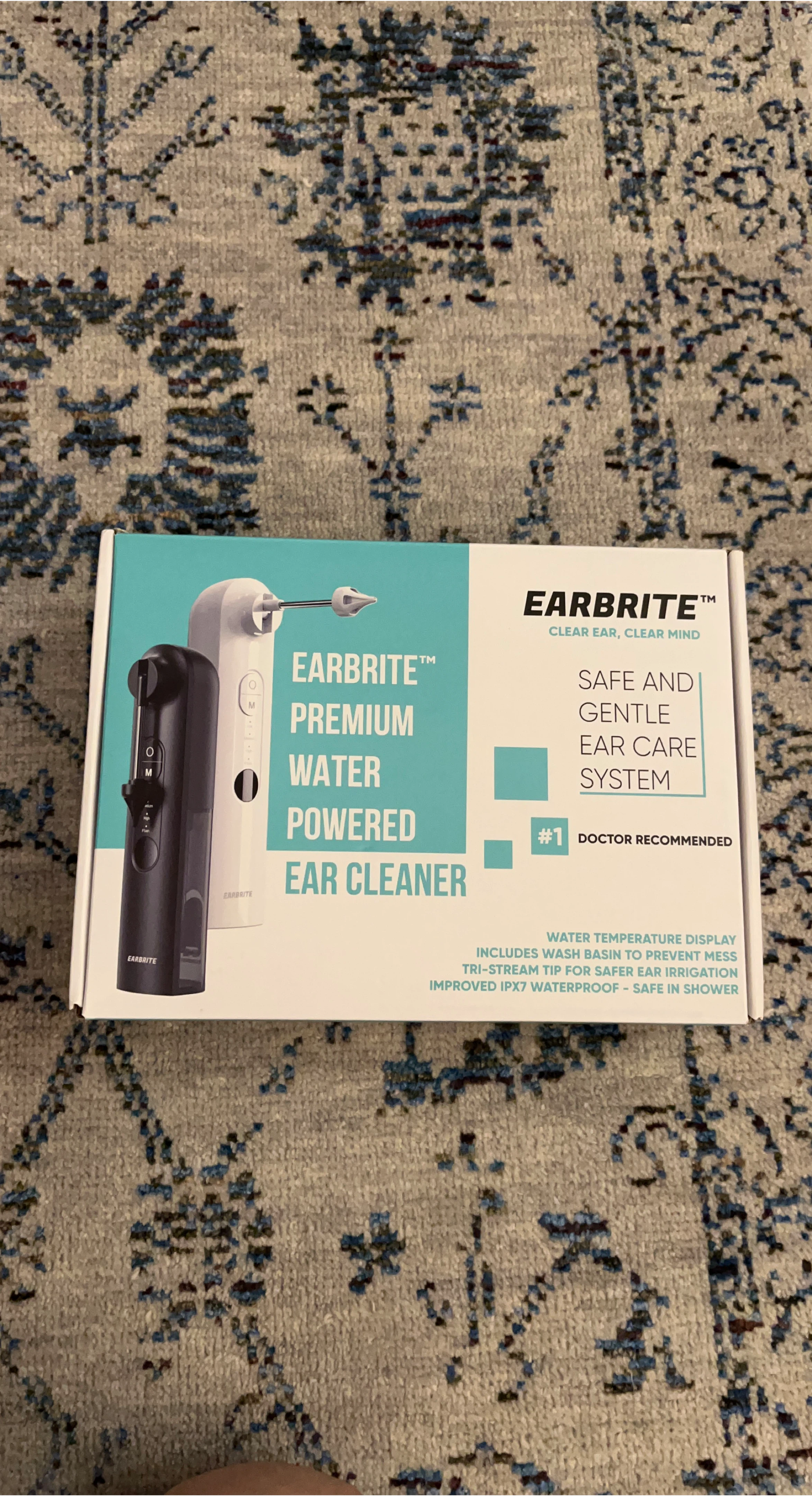 EarBrite Premium Water Powered Ear Cleaner