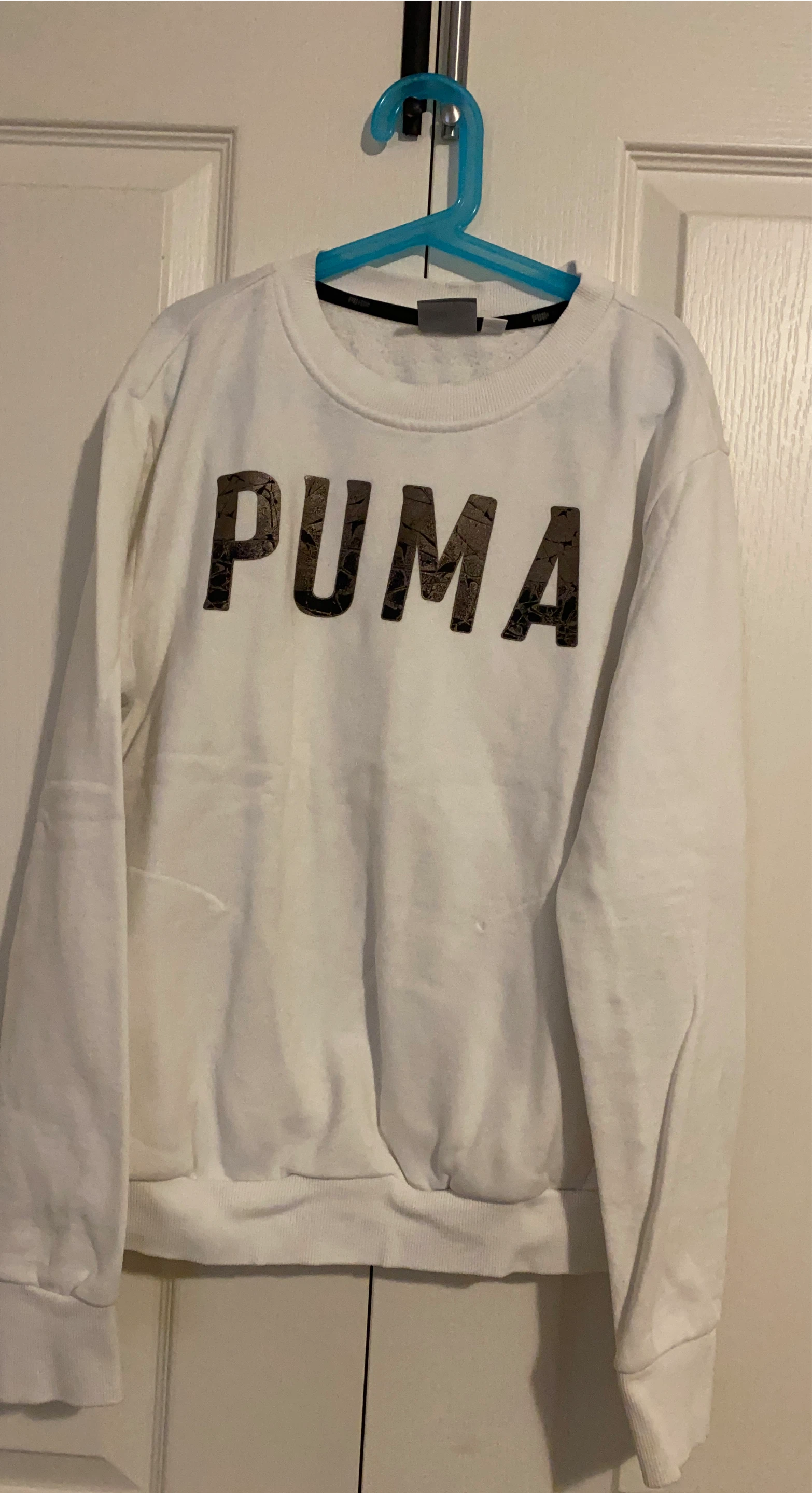 Puma White Sweatshirt