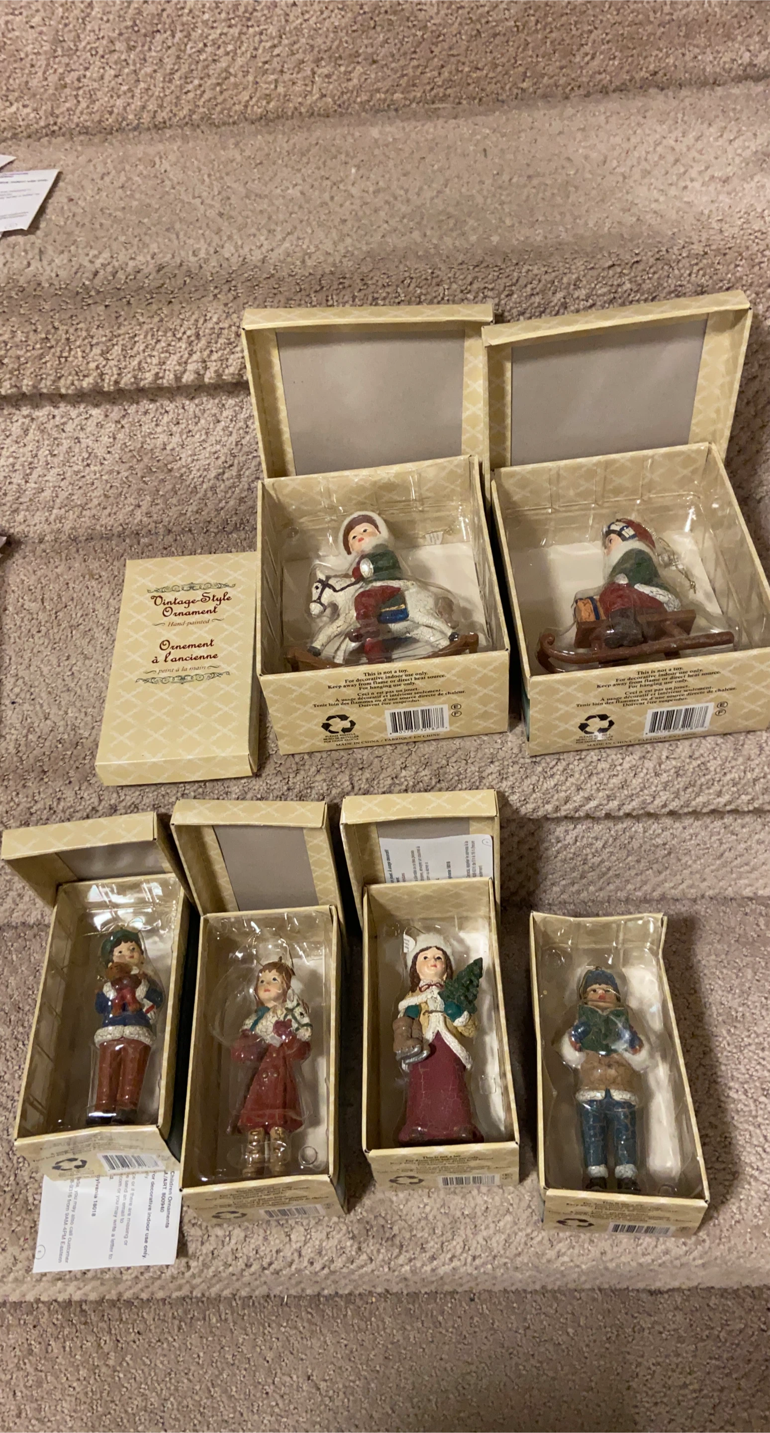 Vintage Style Ornaments - Set of 6 thumbnail