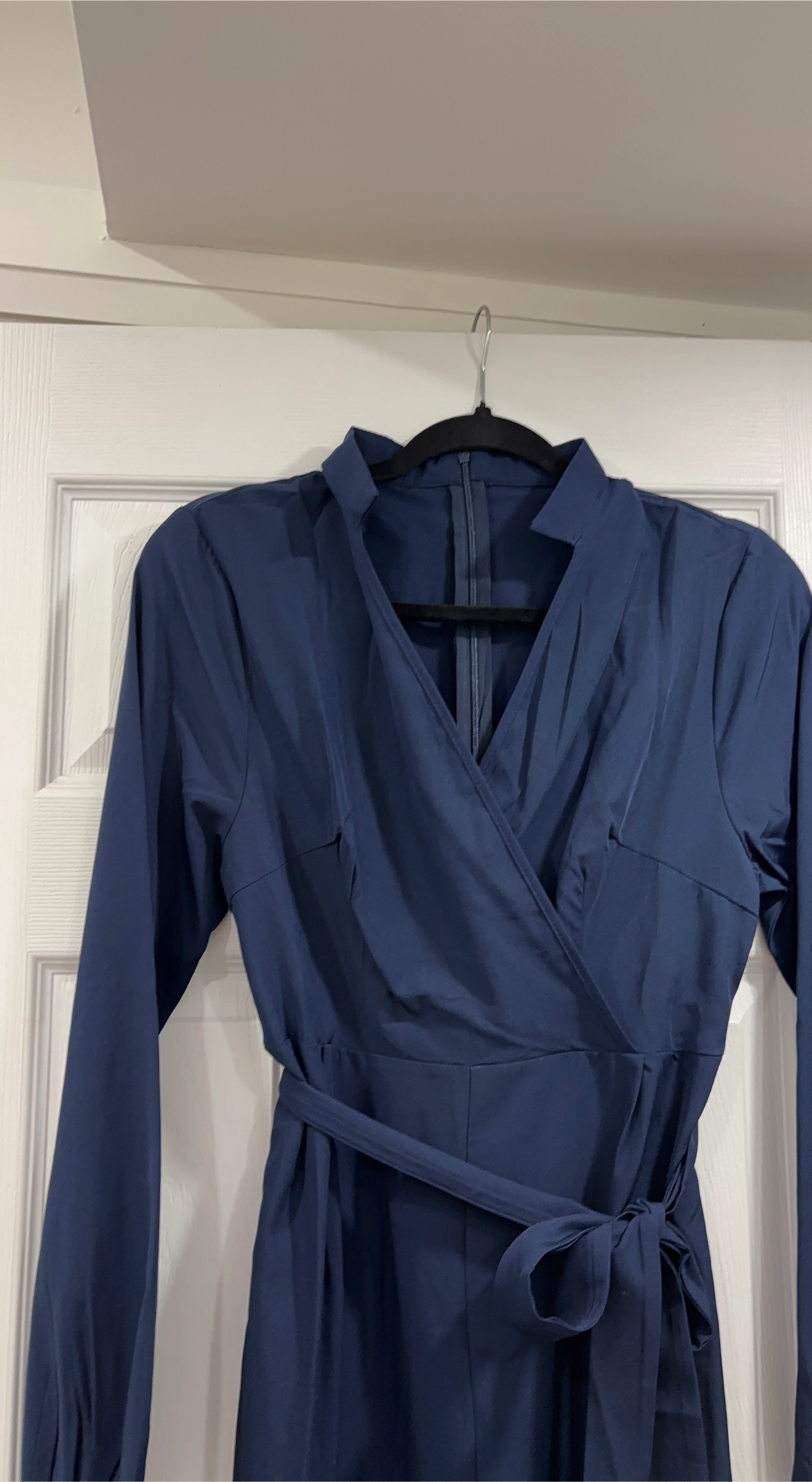 Navy Blue Wrap Jumper thumbnail