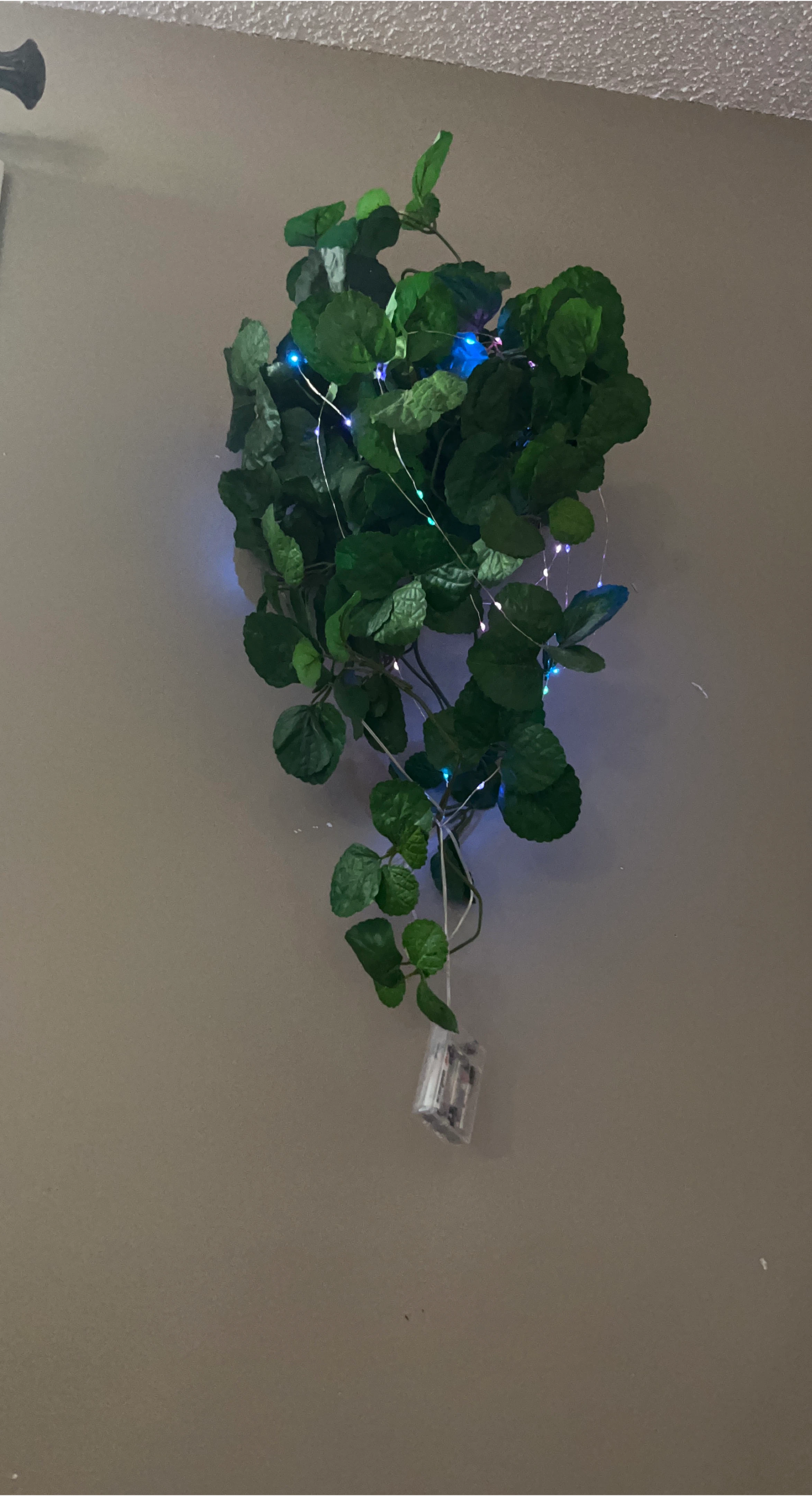 Artificial Hanging Plant with Lights