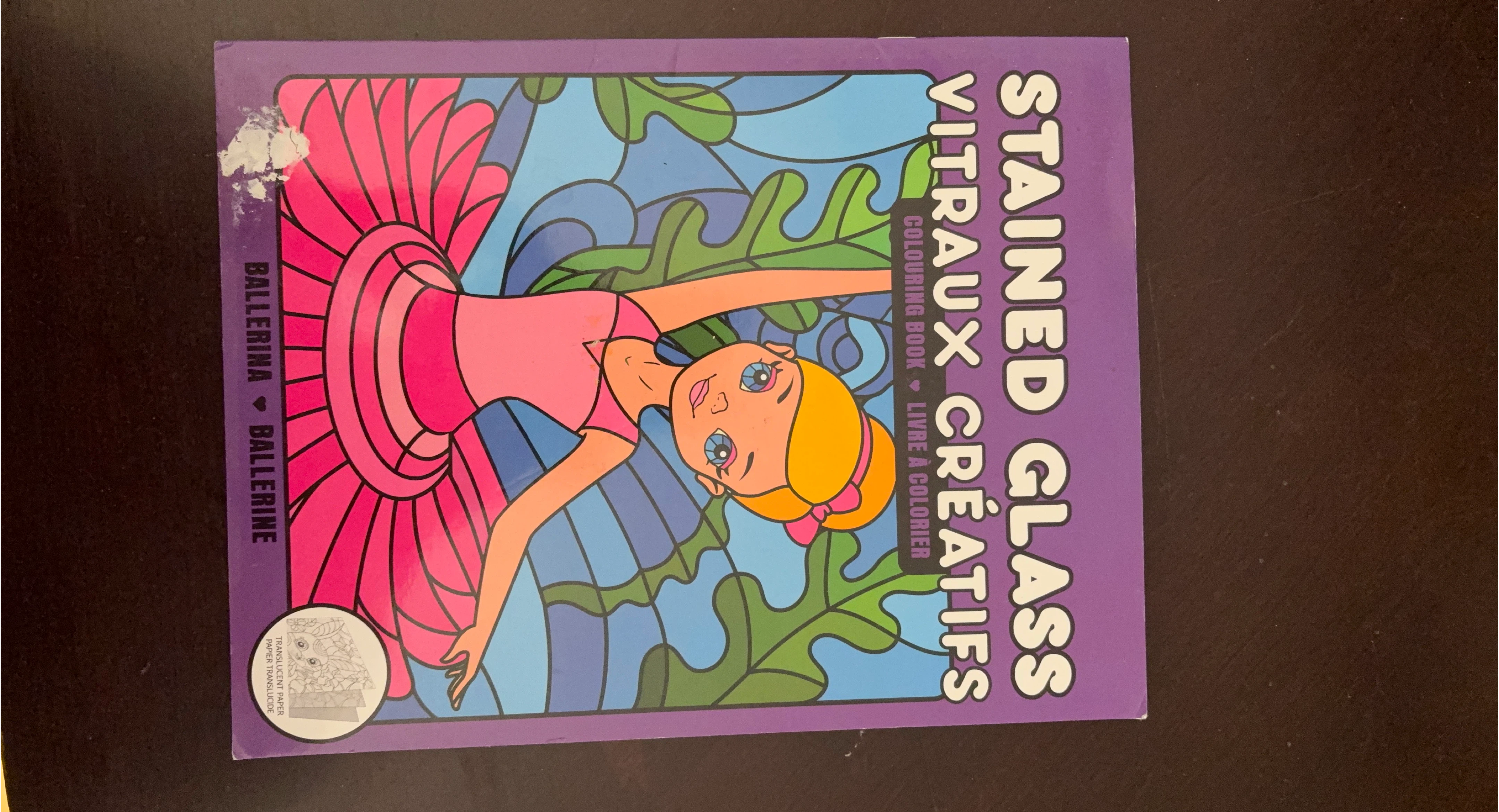 Stained Glass Vitraux Créatifs Colouring Book image indicator(1)