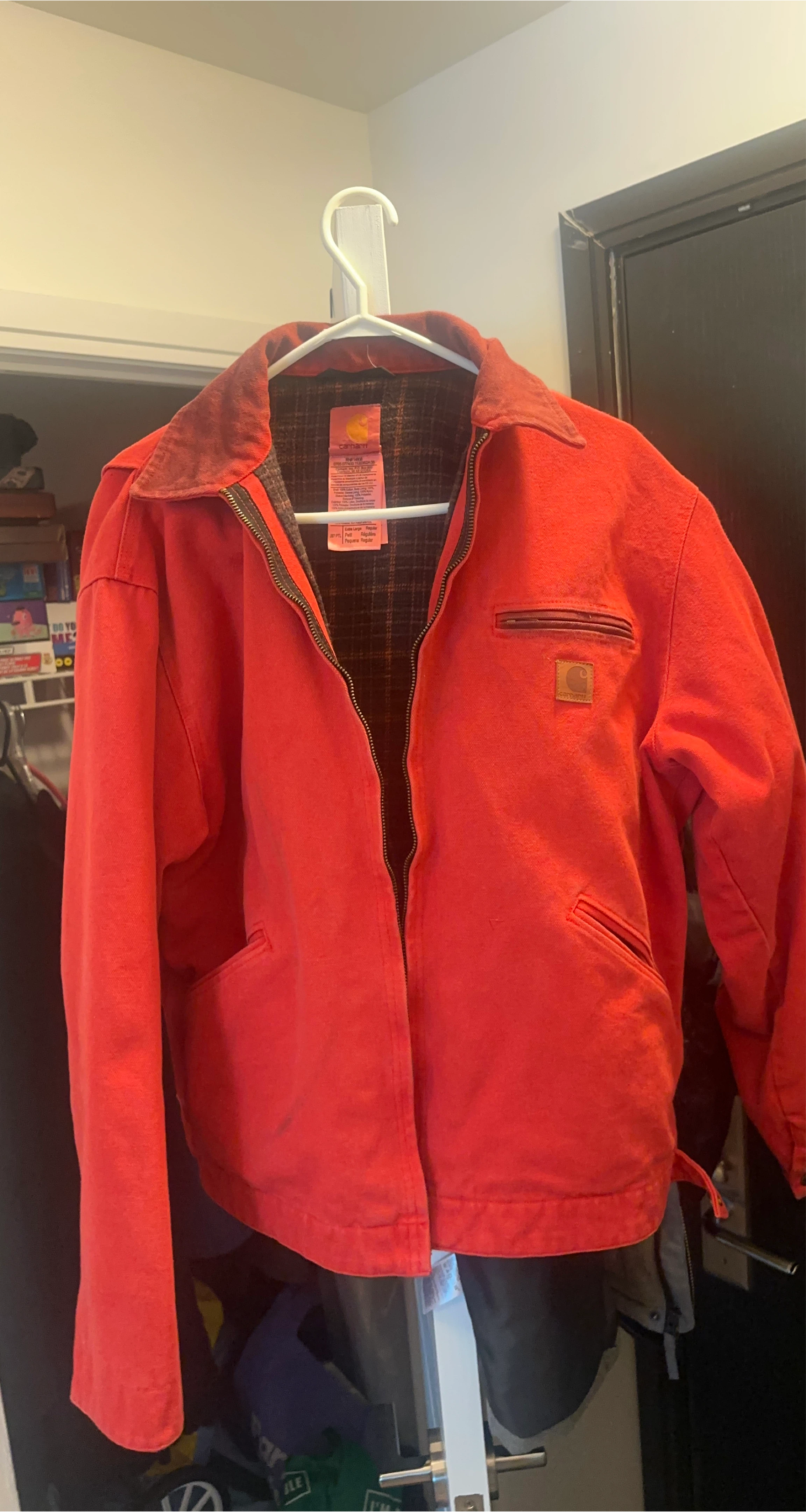 Carhartt Jacket, Red, Extra Large thumbnail