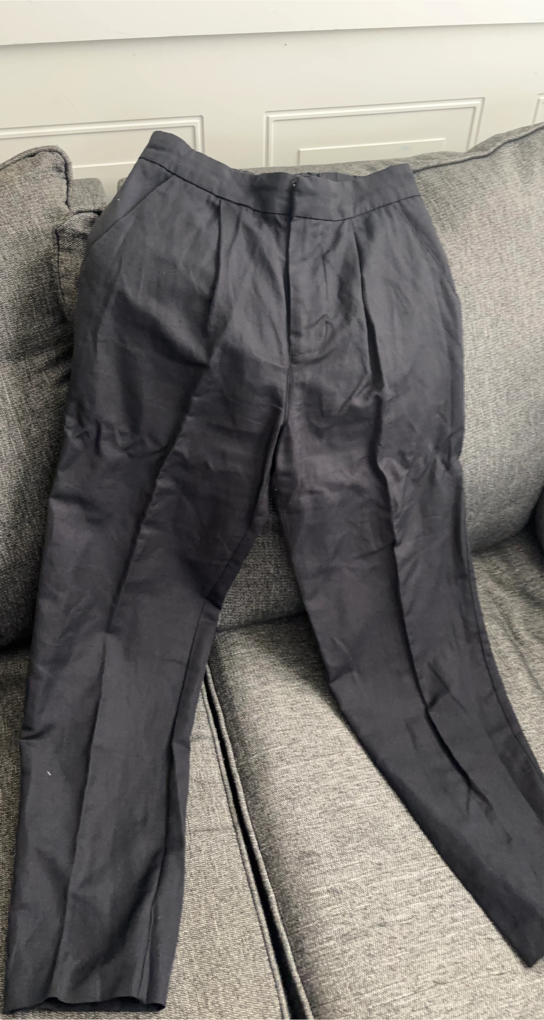 Dark Gray Pleated Pants thumbnail