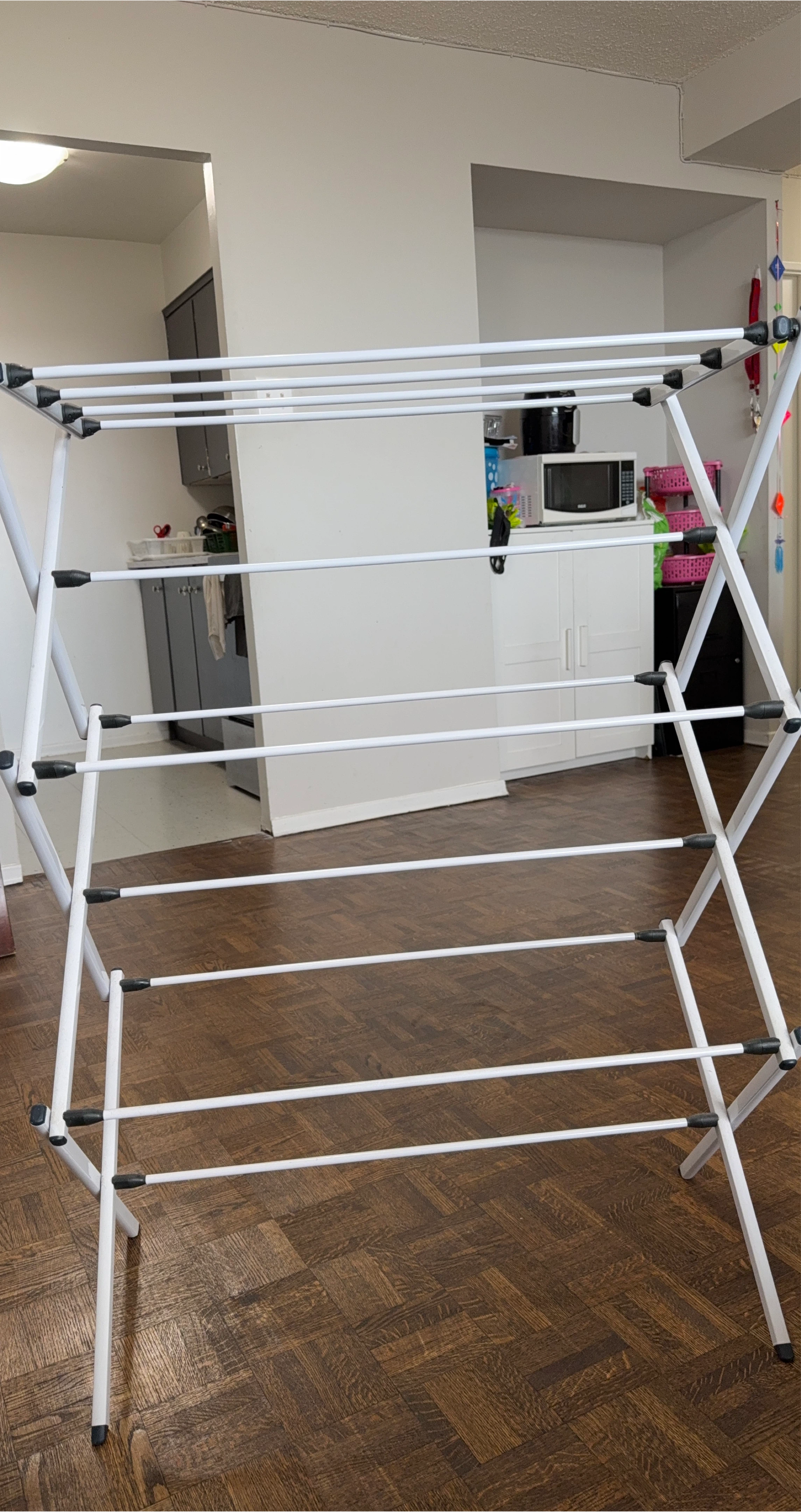 White Clothes Drying Rack