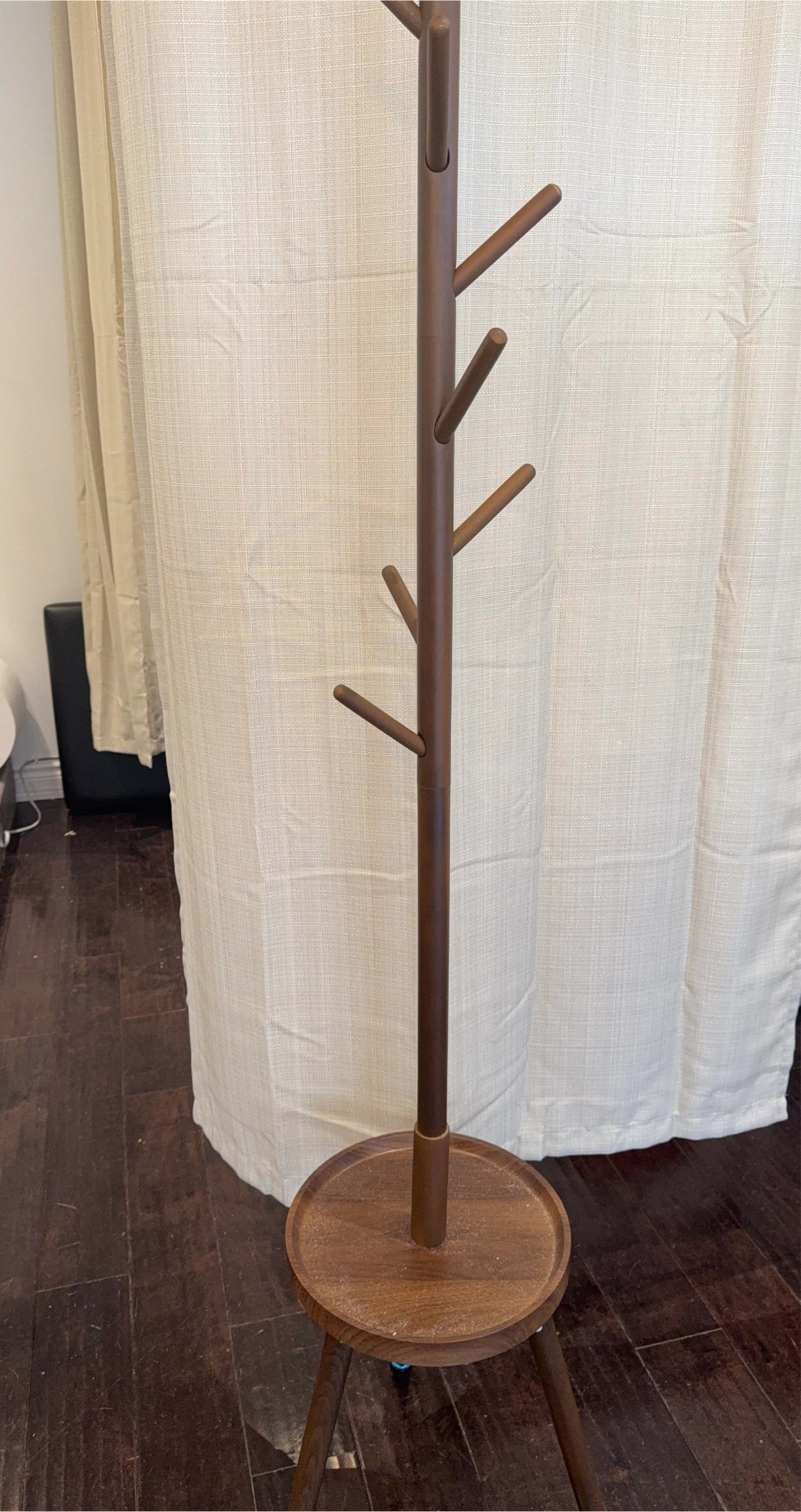 Wooden Coat Rack Stand