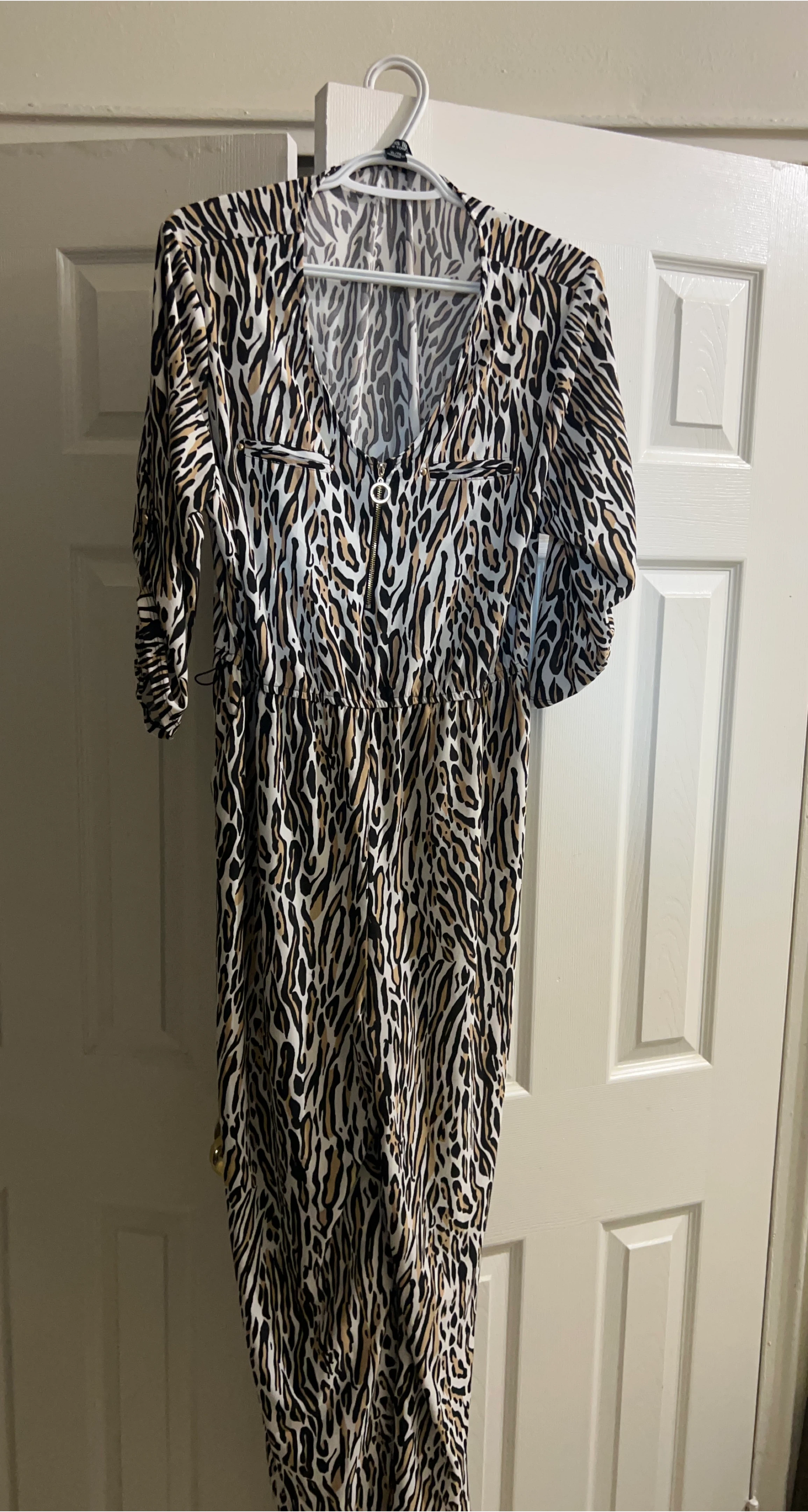 Animal Print Jumpsuit