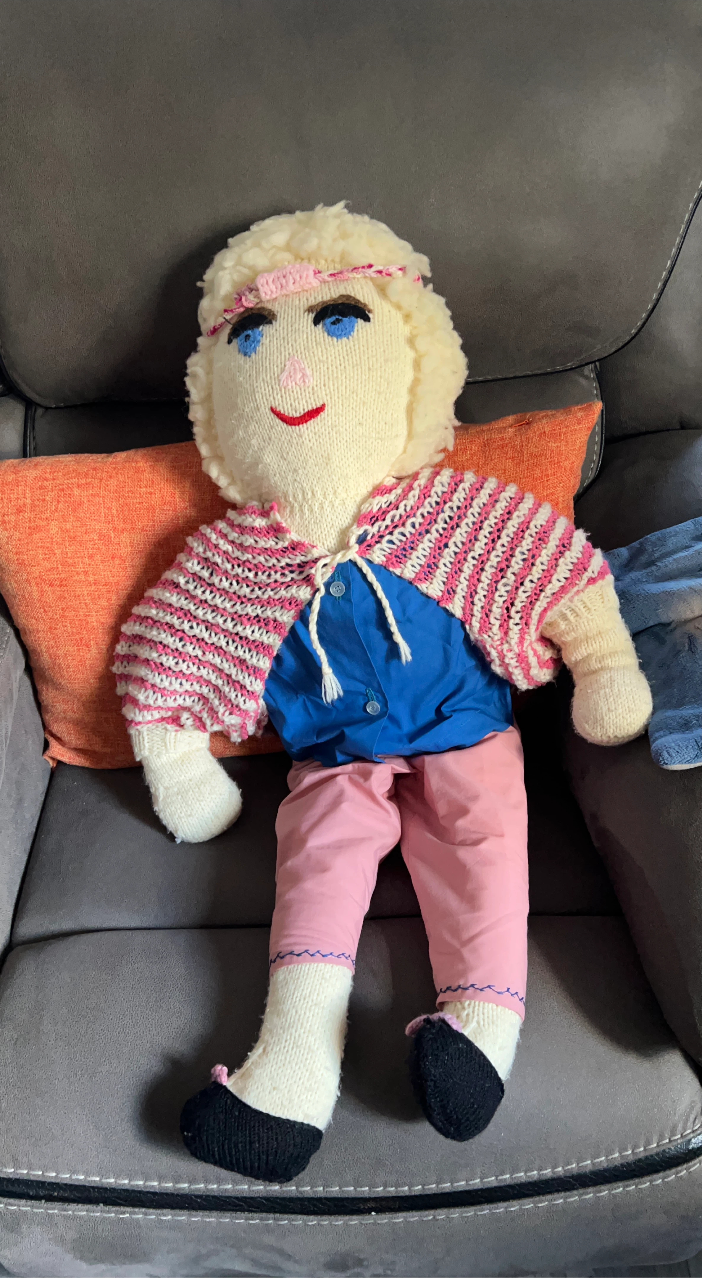 Handmade Knitted Doll thumbnail