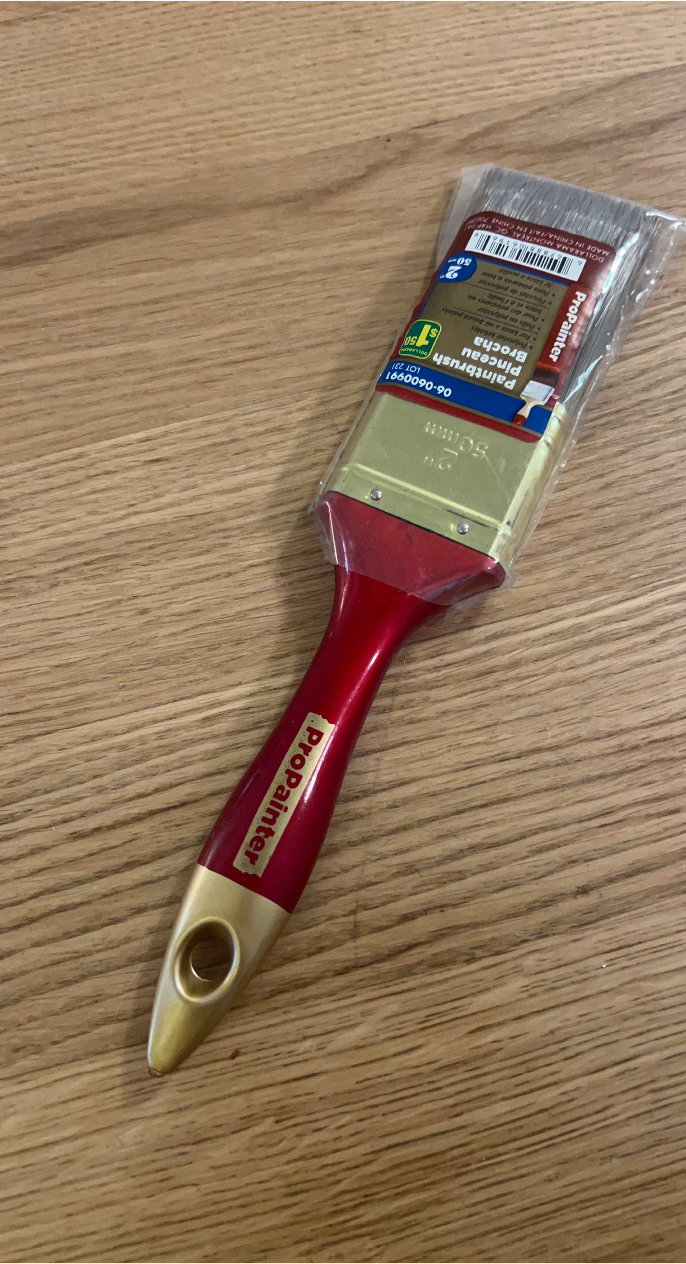 2” poly bristle paintbrush