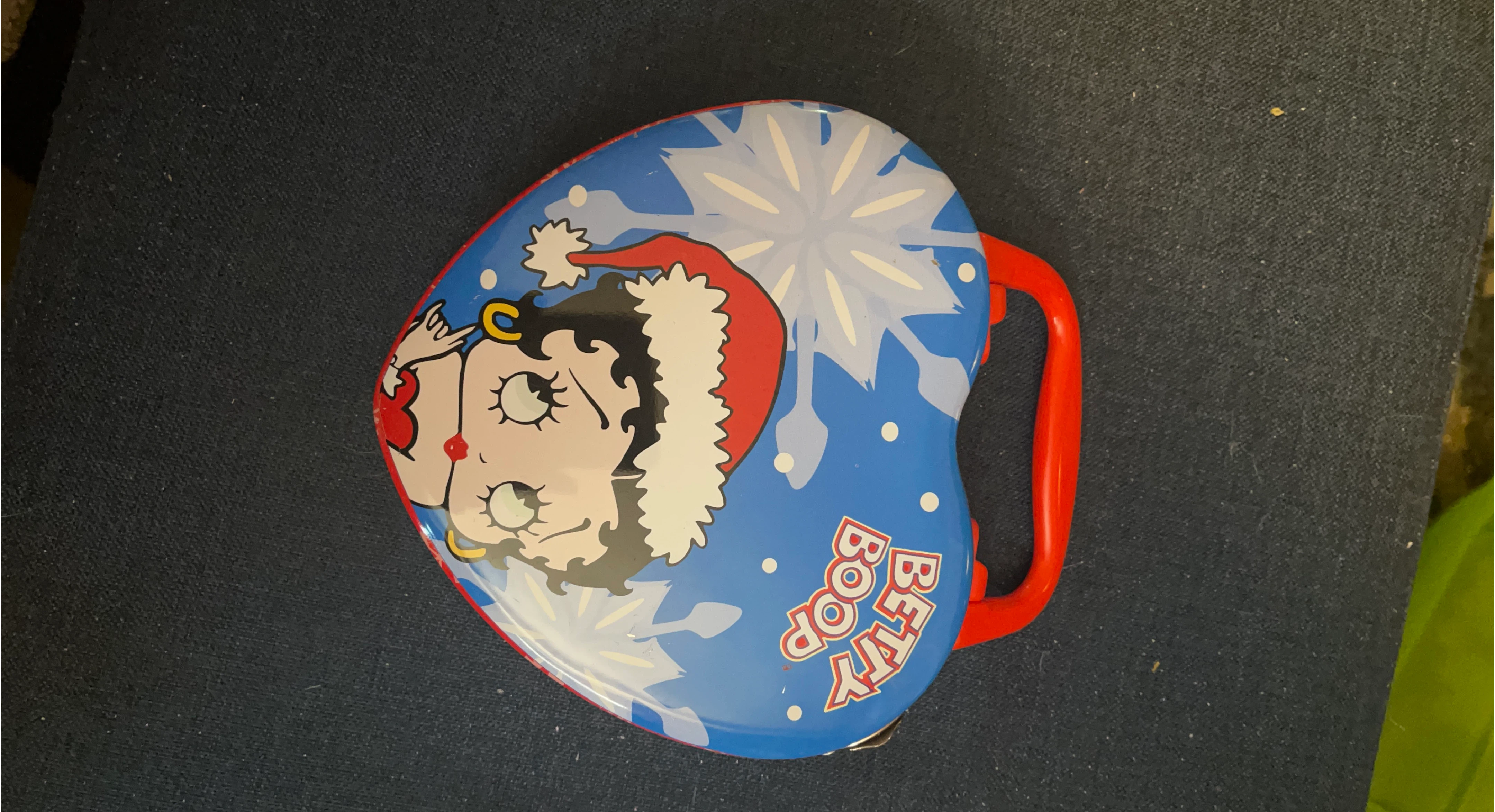Betty Boop Heart Shaped Tin