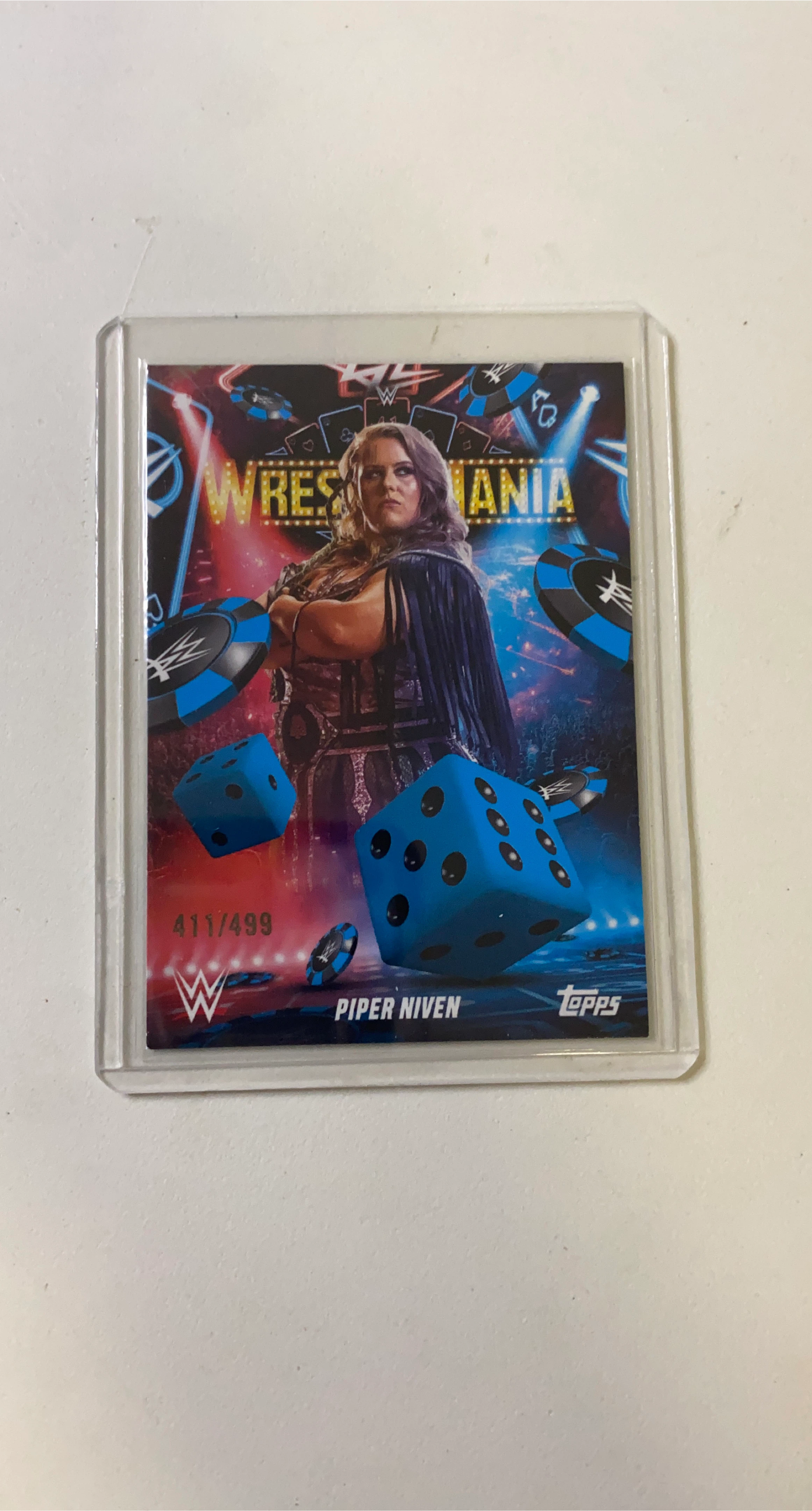 Topps WWE WrestleMania Piper Niven Card